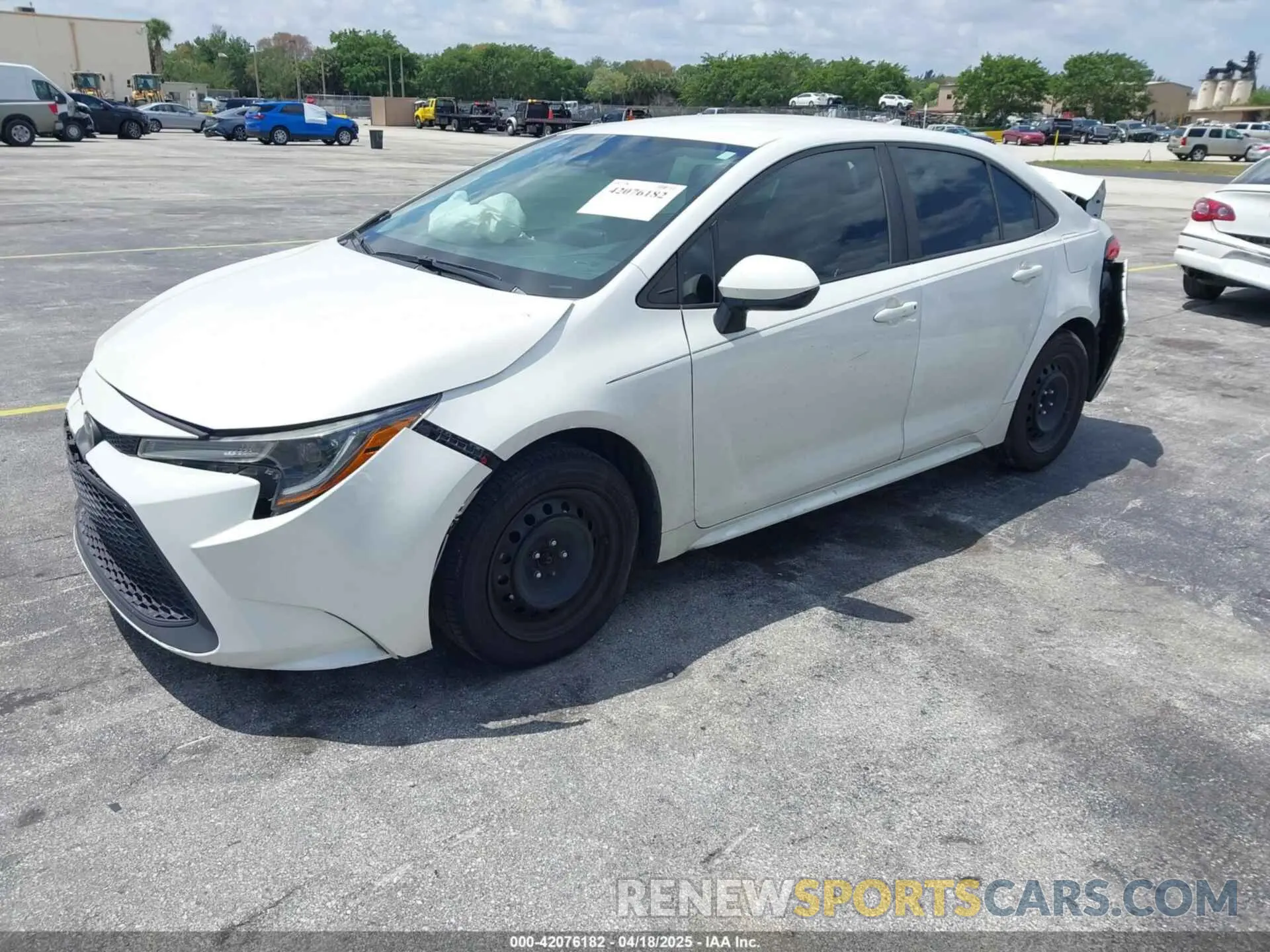2 Photograph of a damaged car 5YFEPMAE7MP196520 TOYOTA COROLLA 2021