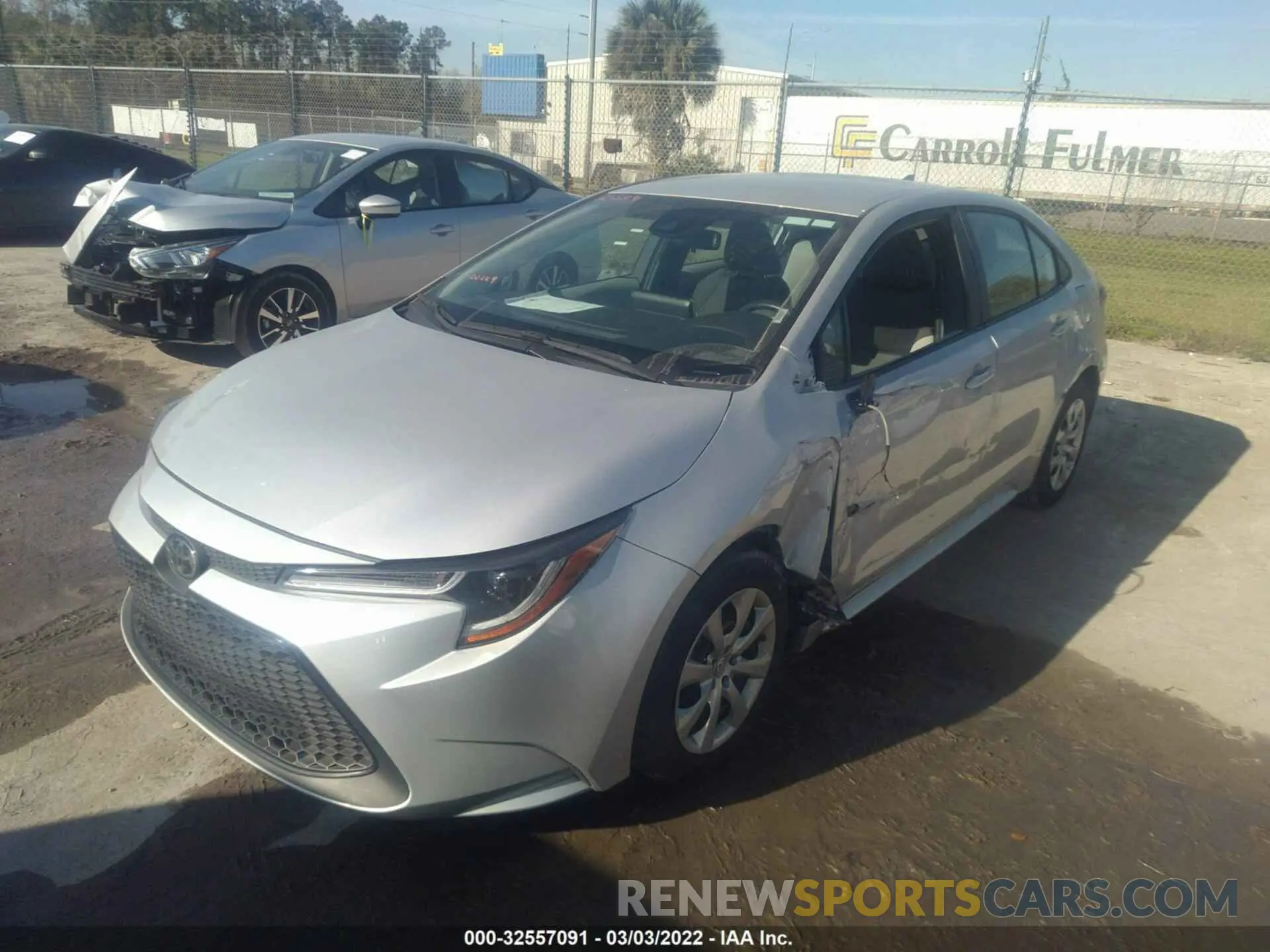 6 Photograph of a damaged car 5YFEPMAE7MP199482 TOYOTA COROLLA 2021