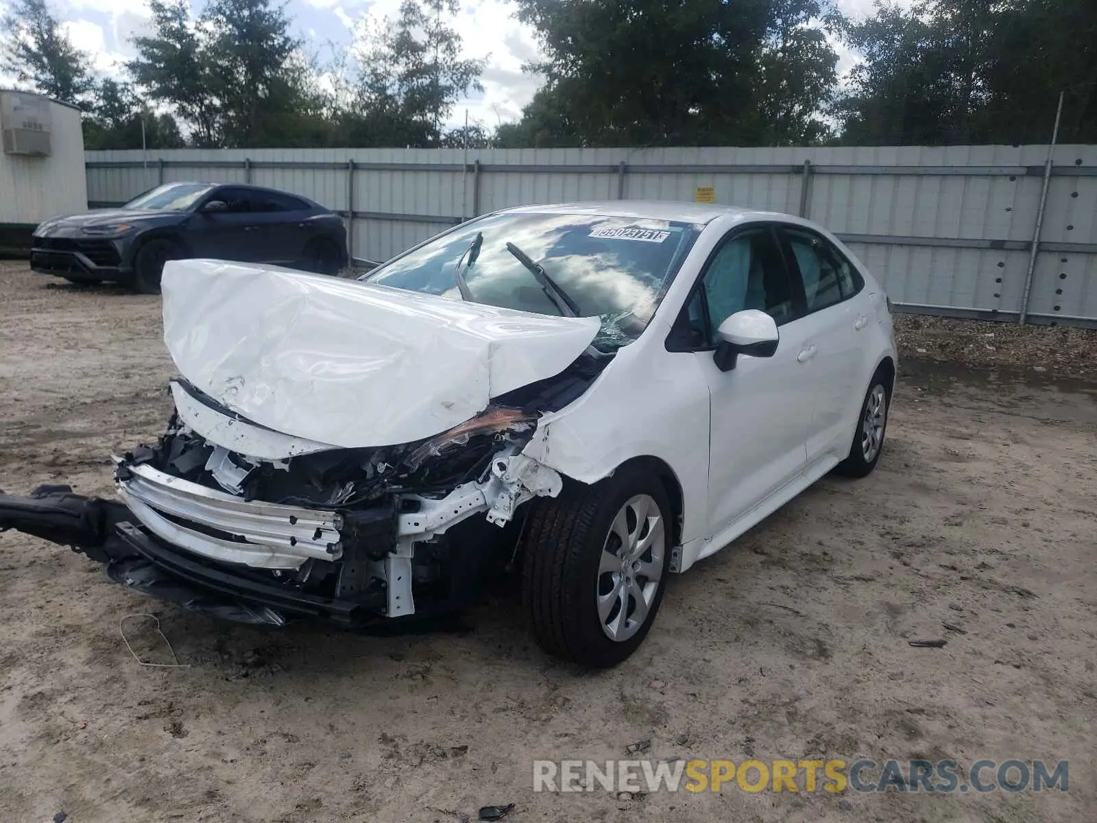 2 Photograph of a damaged car 5YFEPMAE7MP202297 TOYOTA COROLLA 2021
