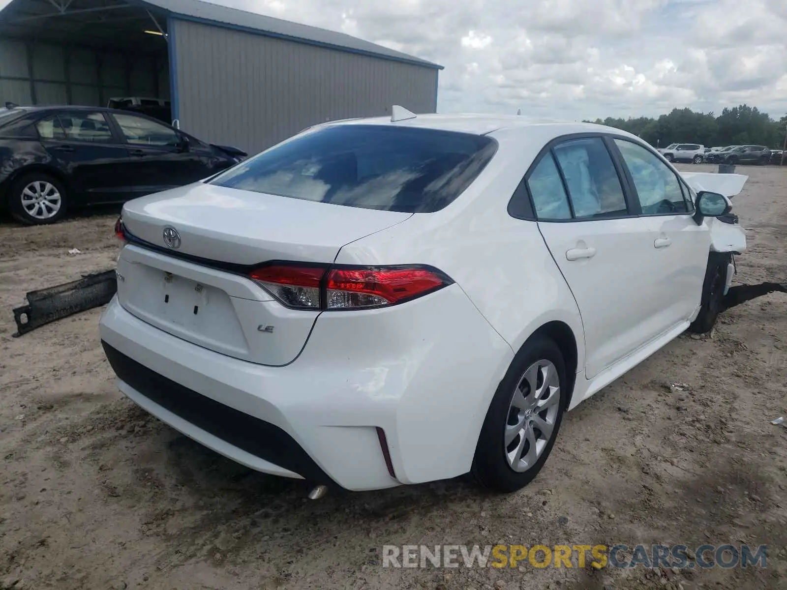 4 Photograph of a damaged car 5YFEPMAE7MP202297 TOYOTA COROLLA 2021