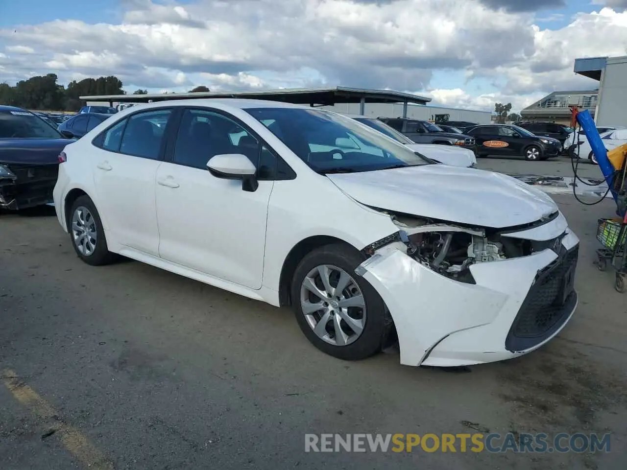 4 Photograph of a damaged car 5YFEPMAE7MP202963 TOYOTA COROLLA 2021