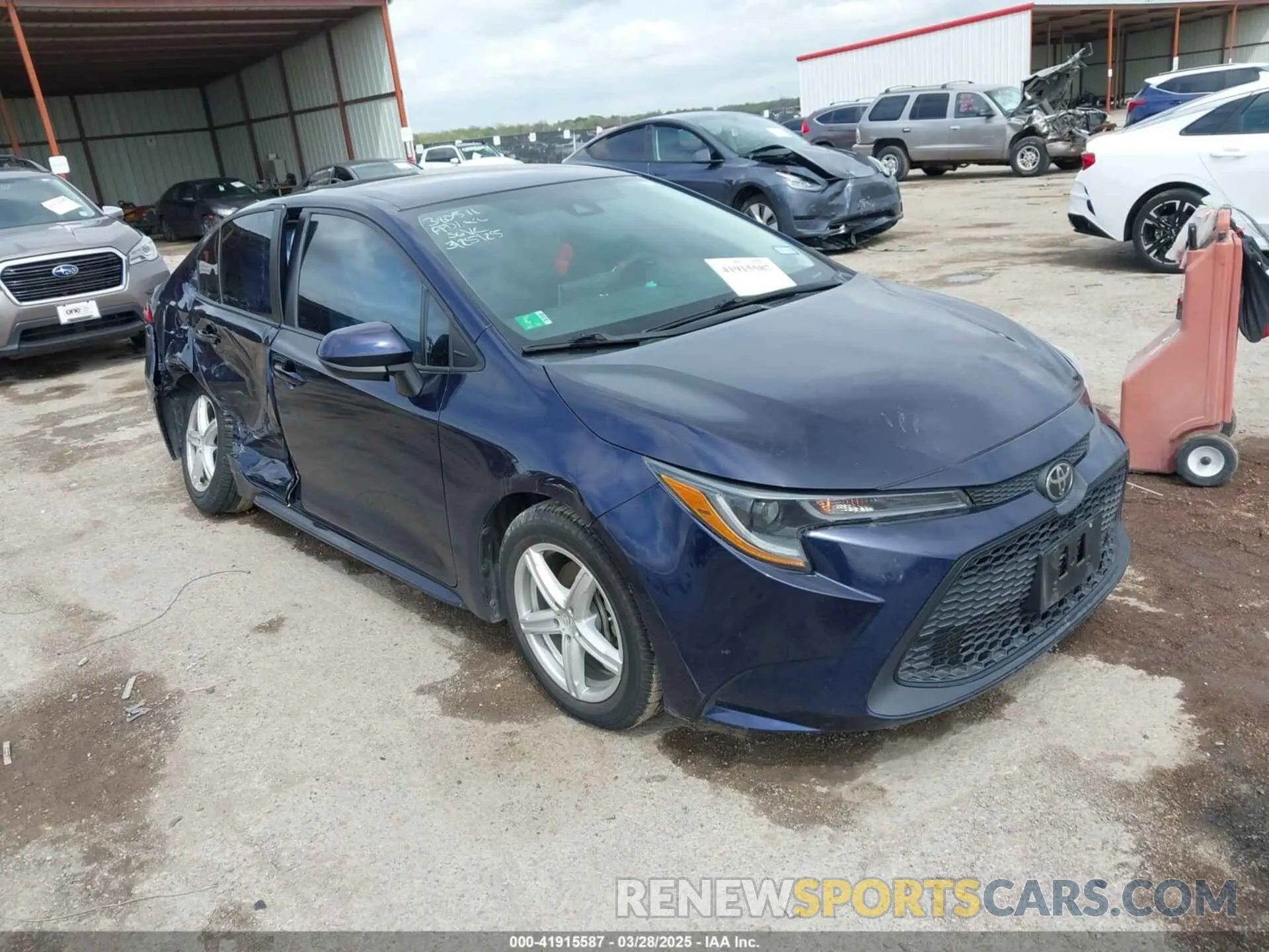 1 Фотография поврежденного автомобиля 5YFEPMAE7MP207547 TOYOTA COROLLA 2021