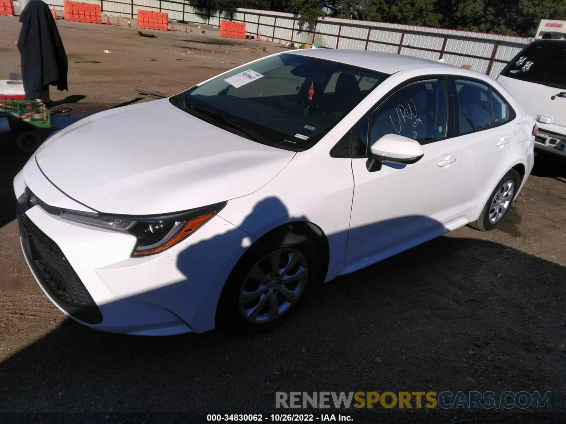2 Фотография поврежденного автомобиля 5YFEPMAE7MP209038 TOYOTA COROLLA 2021