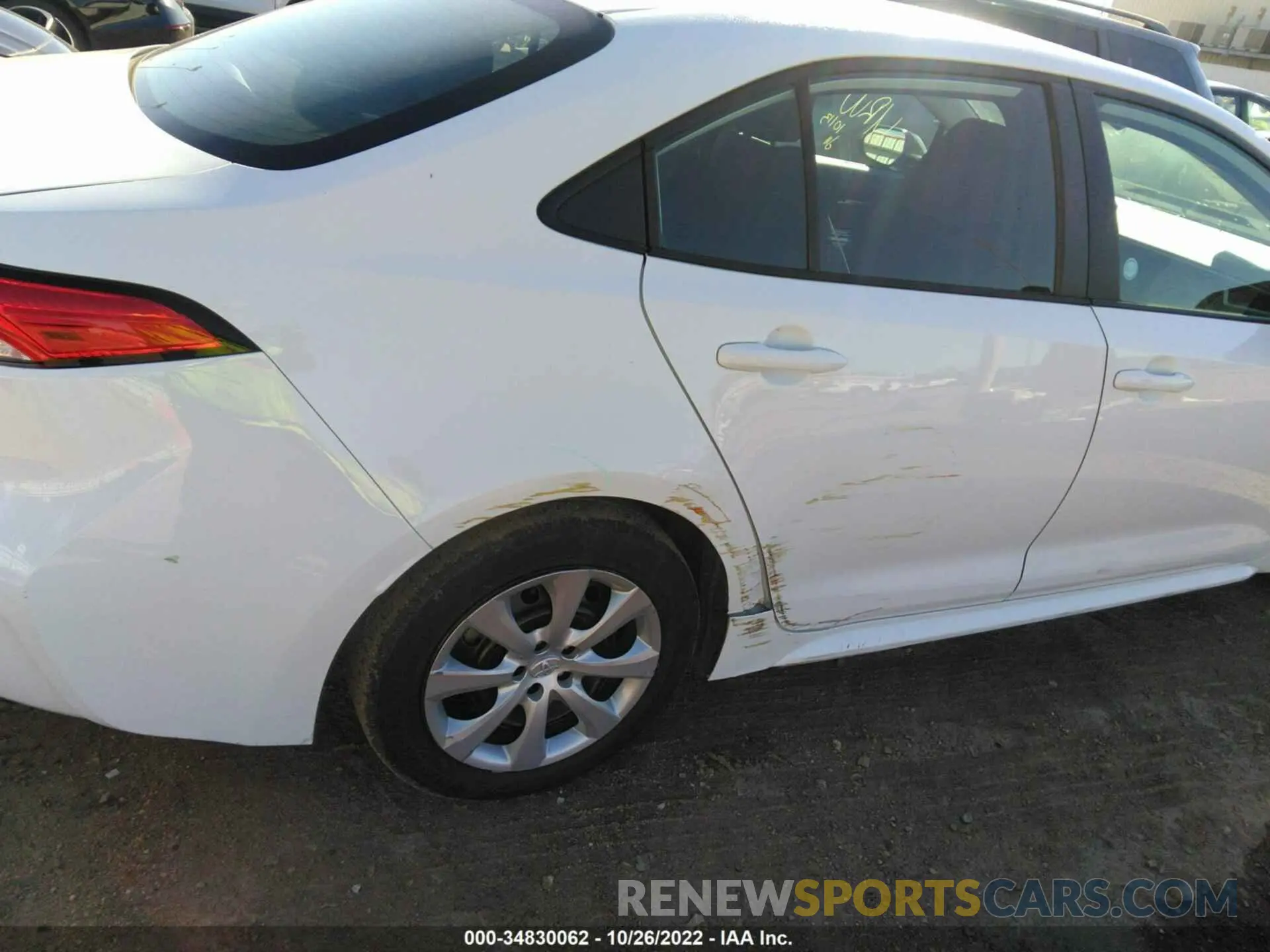 6 Фотография поврежденного автомобиля 5YFEPMAE7MP209038 TOYOTA COROLLA 2021