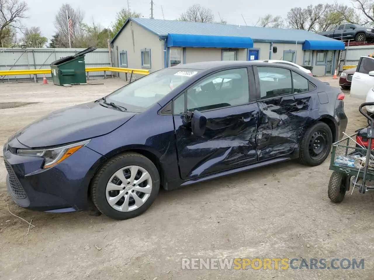 1 Photograph of a damaged car 5YFEPMAE7MP210674 TOYOTA COROLLA 2021