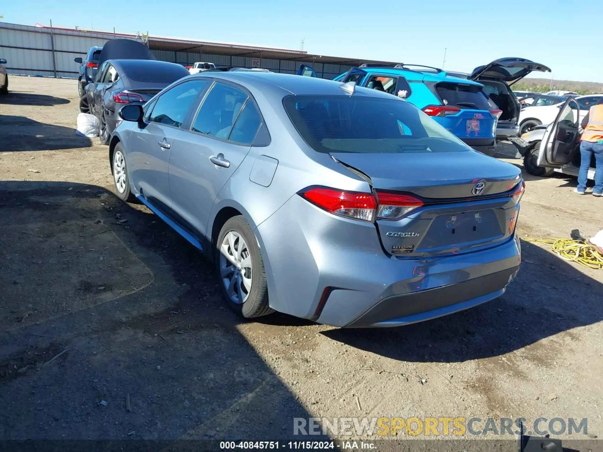 3 Фотография поврежденного автомобиля 5YFEPMAE7MP222761 TOYOTA COROLLA 2021