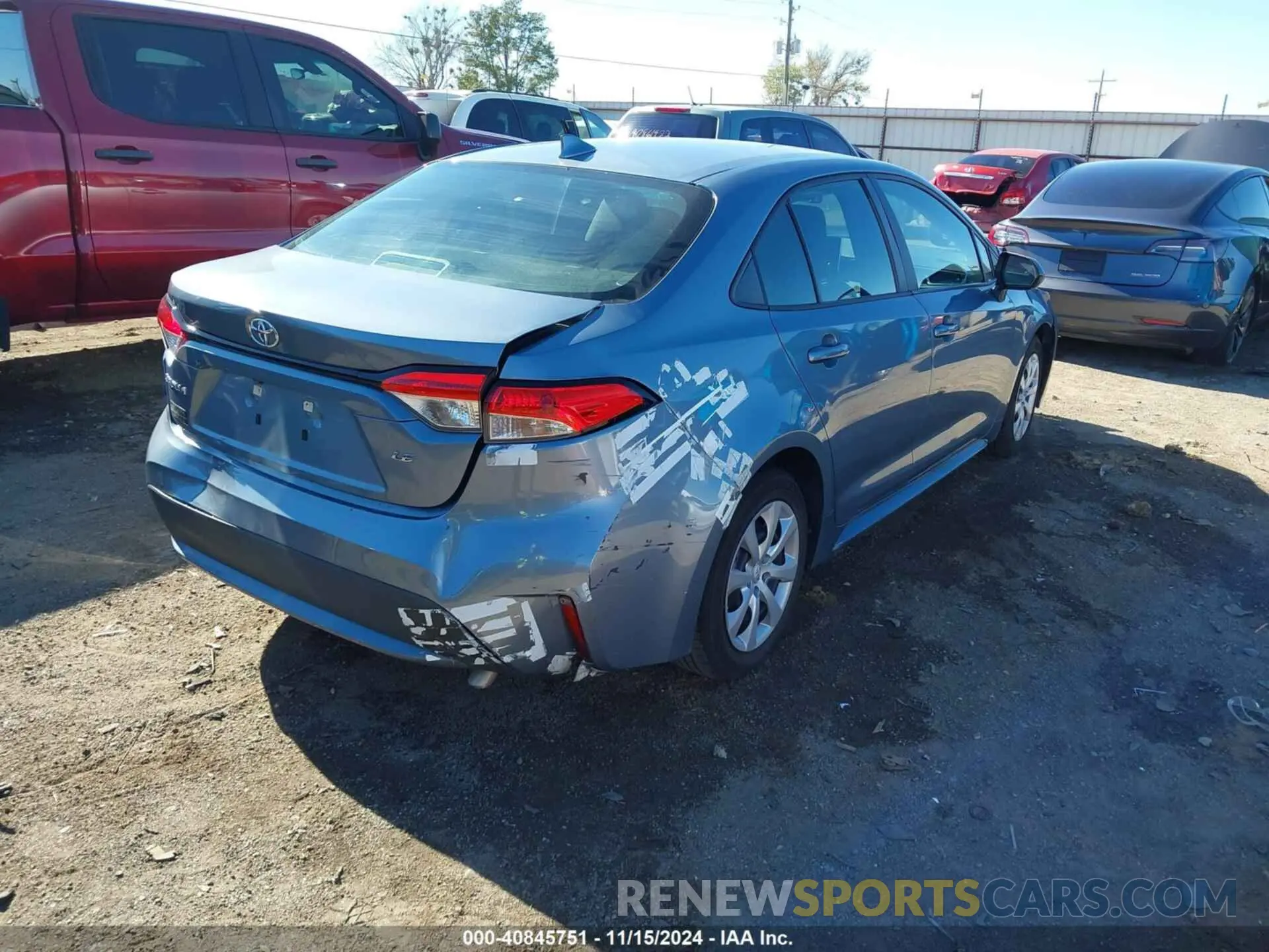 4 Фотография поврежденного автомобиля 5YFEPMAE7MP222761 TOYOTA COROLLA 2021