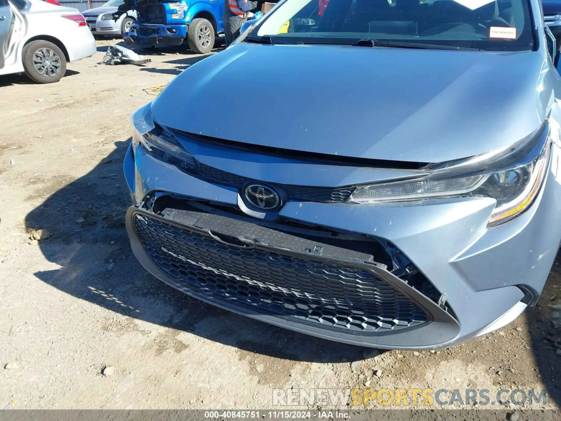 6 Фотография поврежденного автомобиля 5YFEPMAE7MP222761 TOYOTA COROLLA 2021