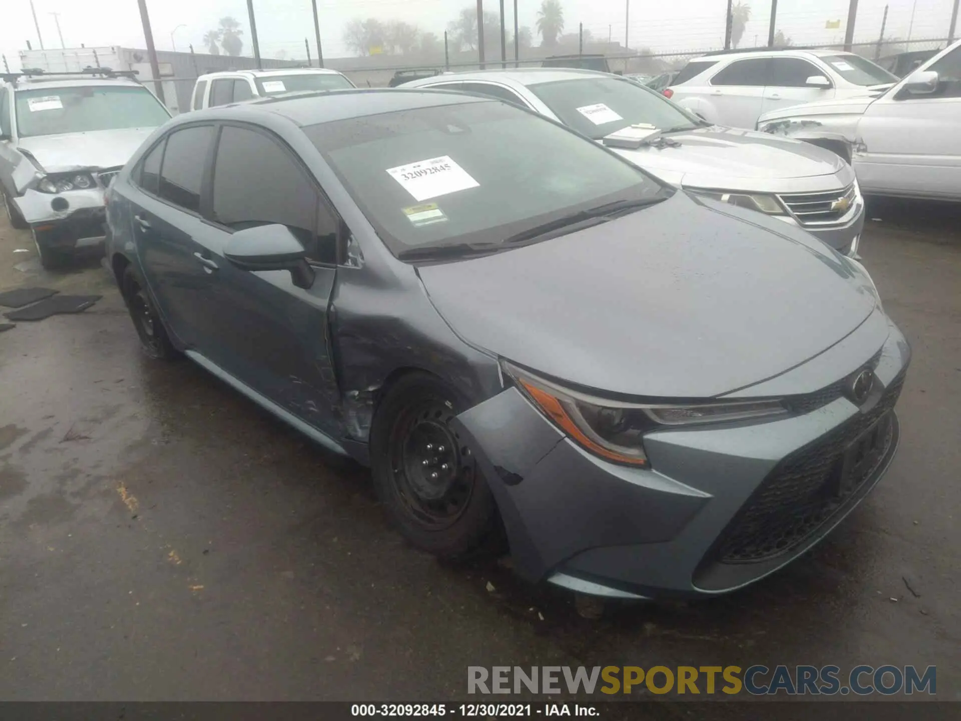 1 Photograph of a damaged car 5YFEPMAE7MP229953 TOYOTA COROLLA 2021