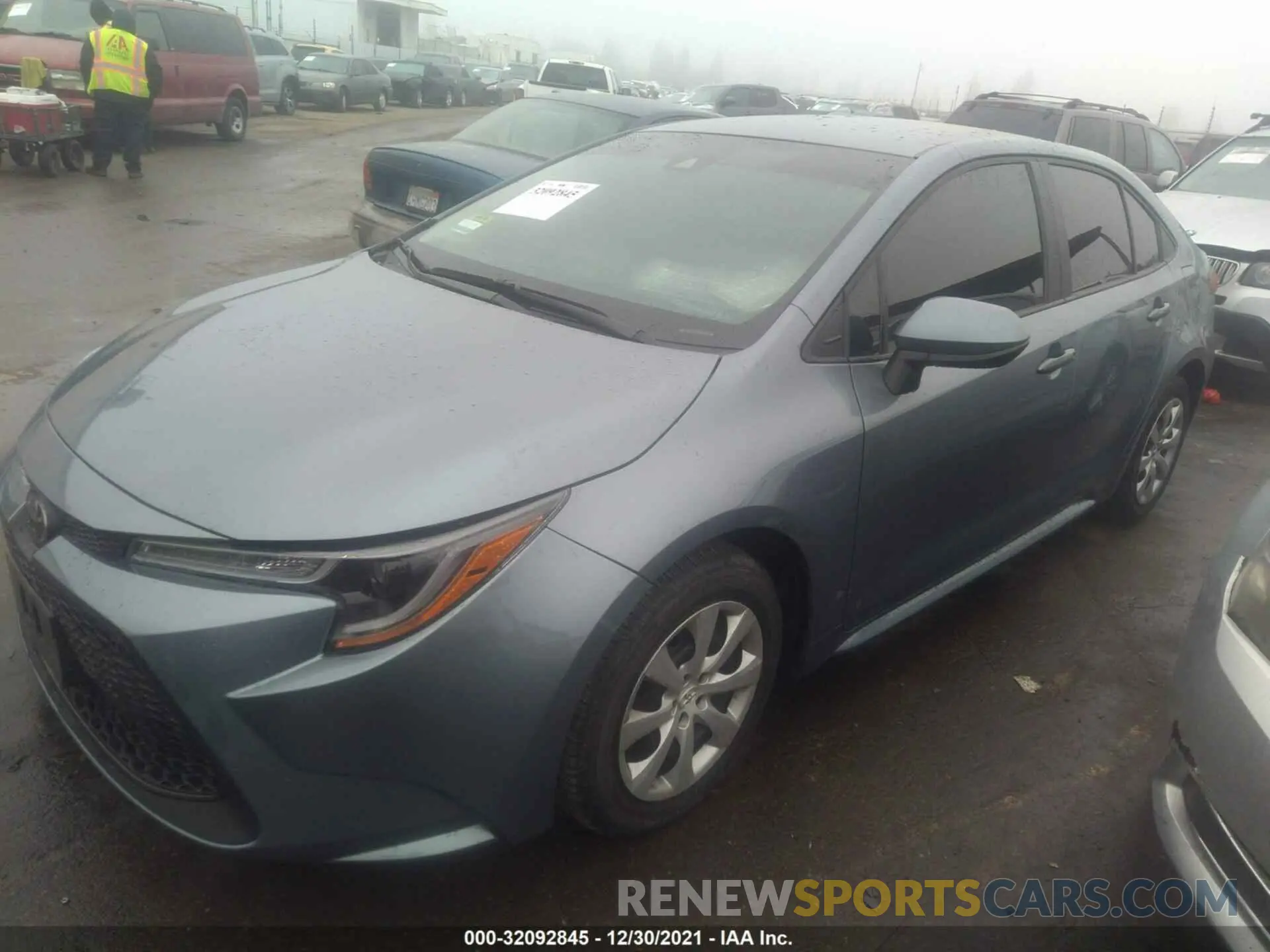 2 Photograph of a damaged car 5YFEPMAE7MP229953 TOYOTA COROLLA 2021