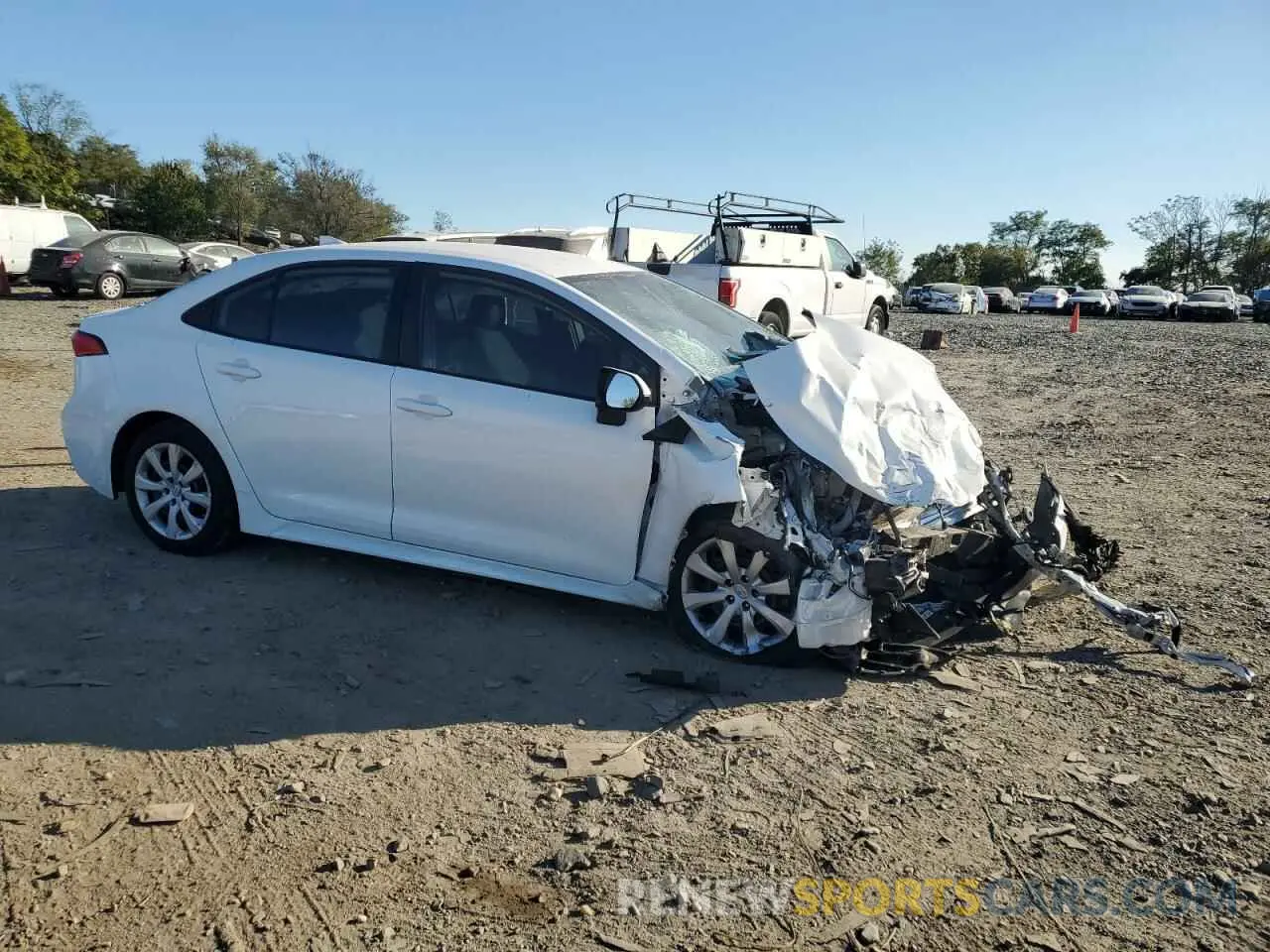 4 Фотография поврежденного автомобиля 5YFEPMAE7MP232965 TOYOTA COROLLA 2021