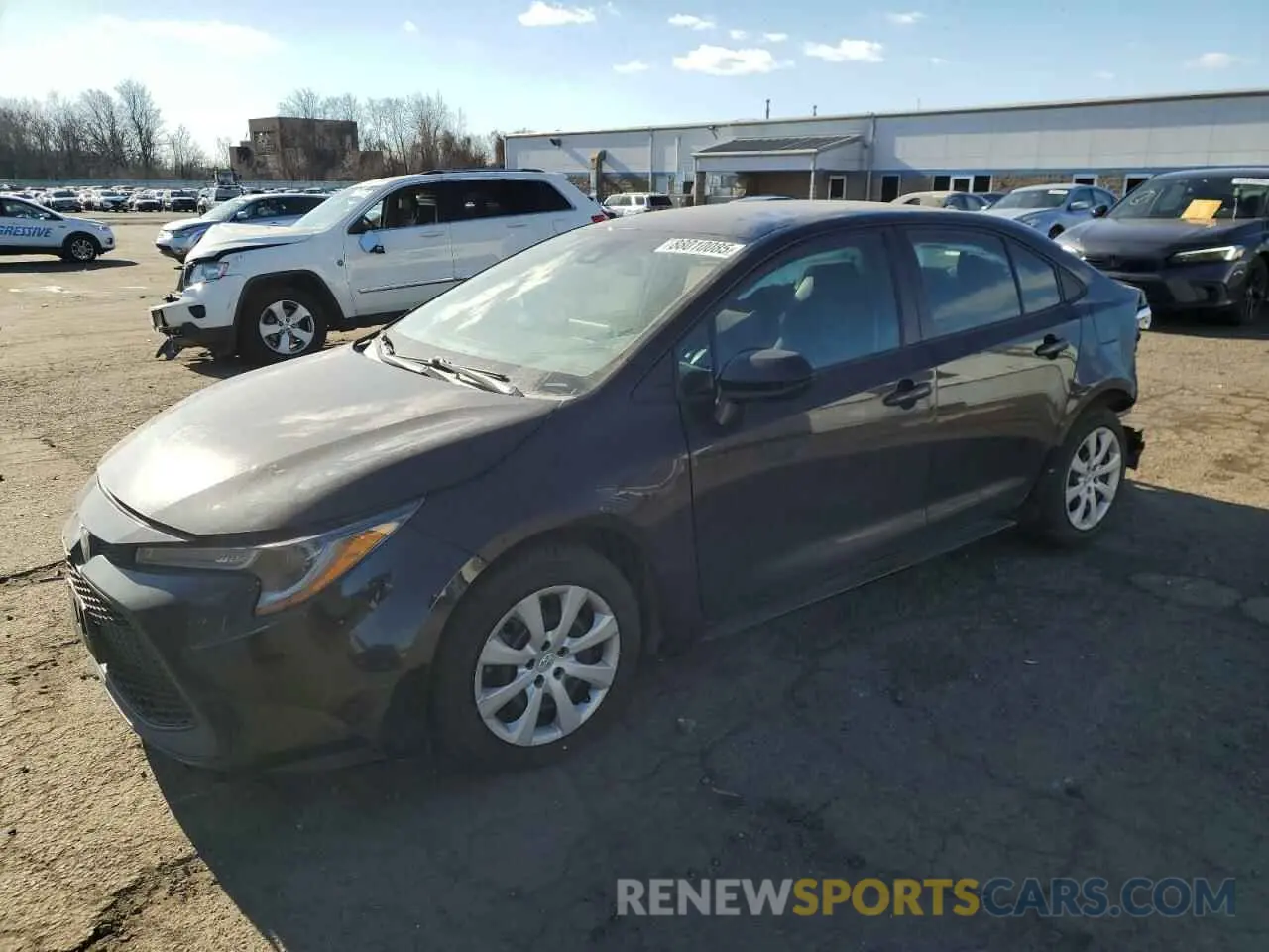 1 Photograph of a damaged car 5YFEPMAE7MP233226 TOYOTA COROLLA 2021