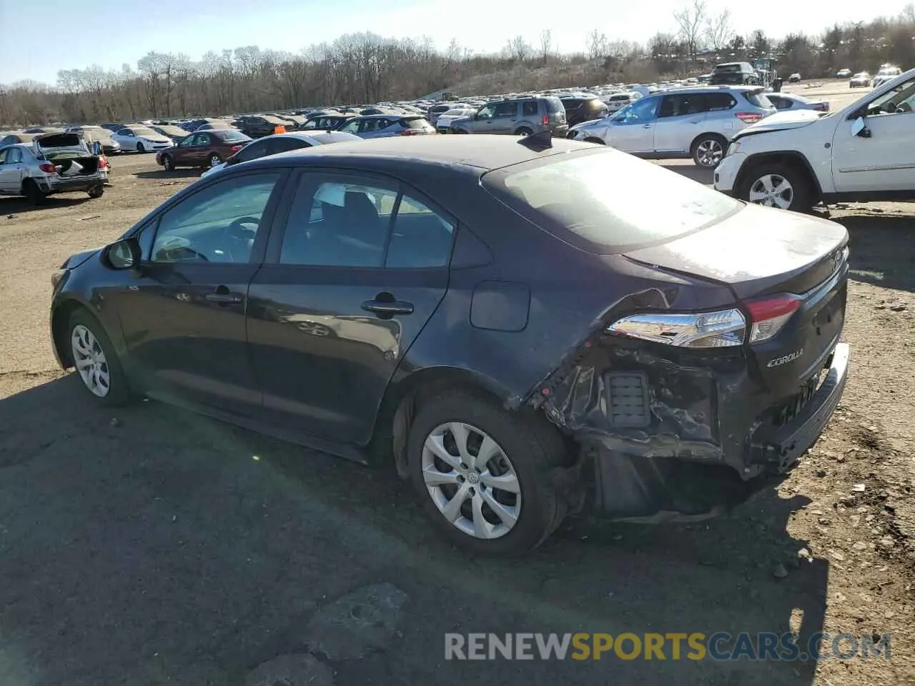 2 Photograph of a damaged car 5YFEPMAE7MP233226 TOYOTA COROLLA 2021