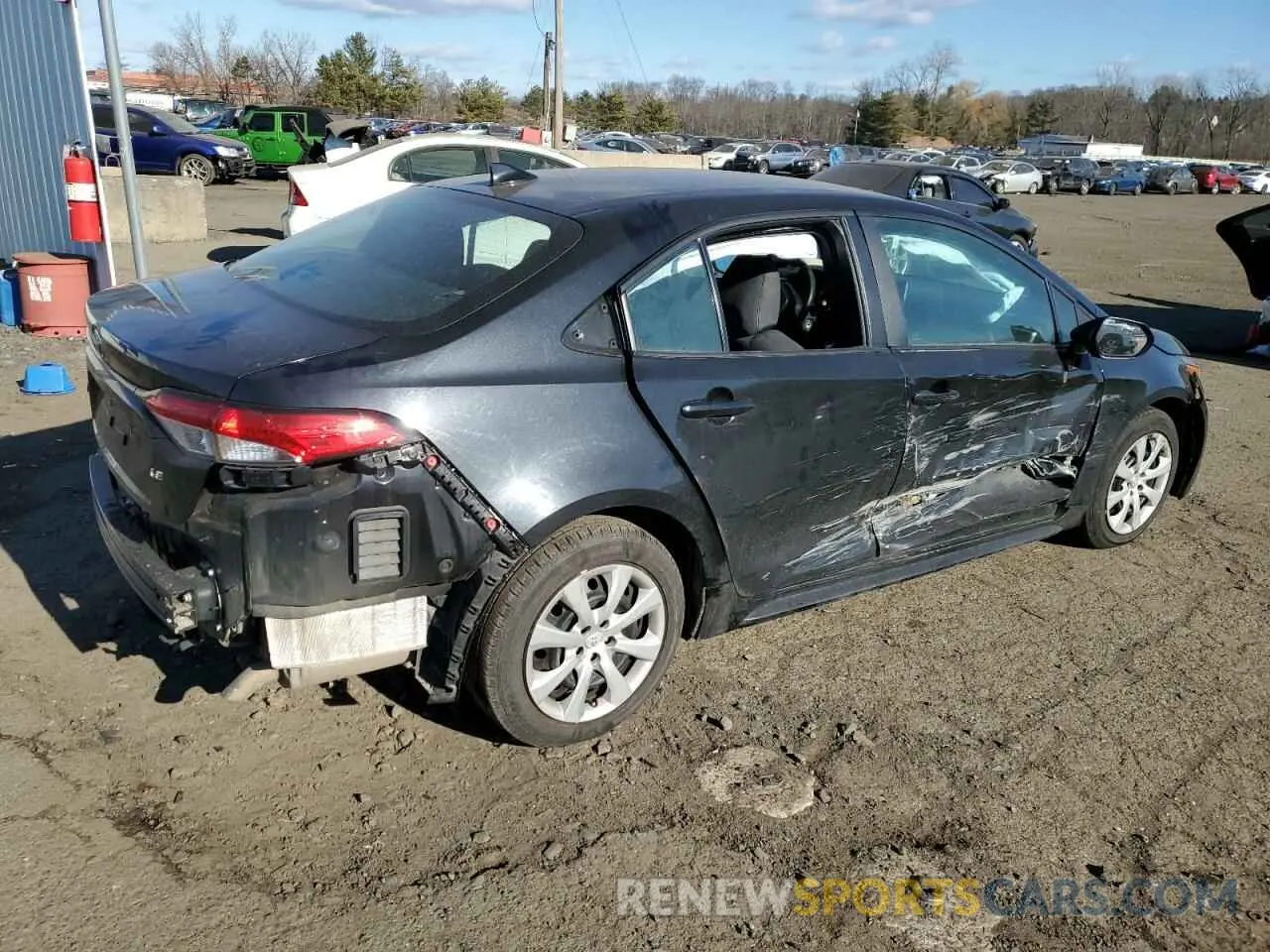 3 Photograph of a damaged car 5YFEPMAE7MP233226 TOYOTA COROLLA 2021