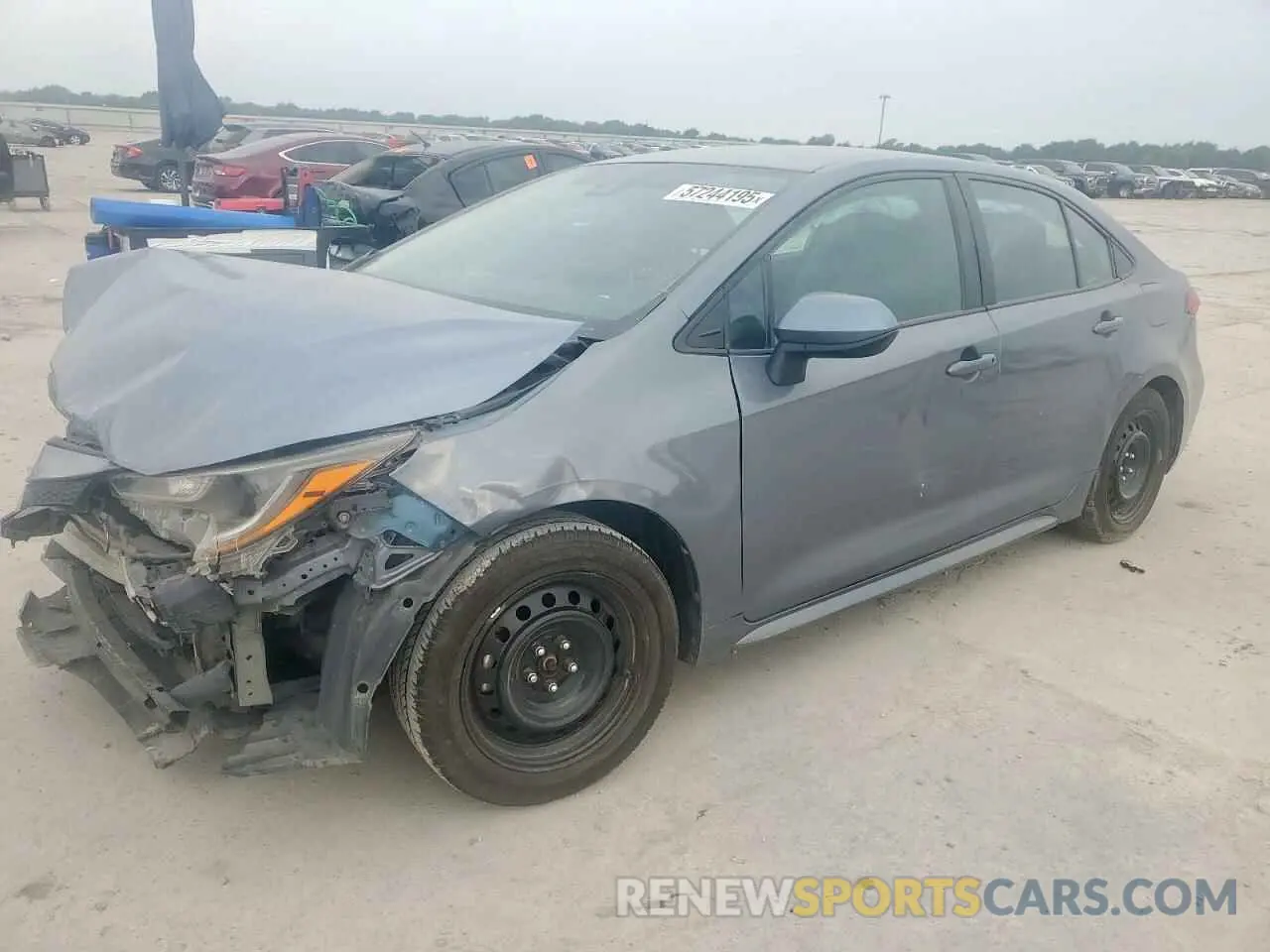 1 Photograph of a damaged car 5YFEPMAE7MP233436 TOYOTA COROLLA 2021