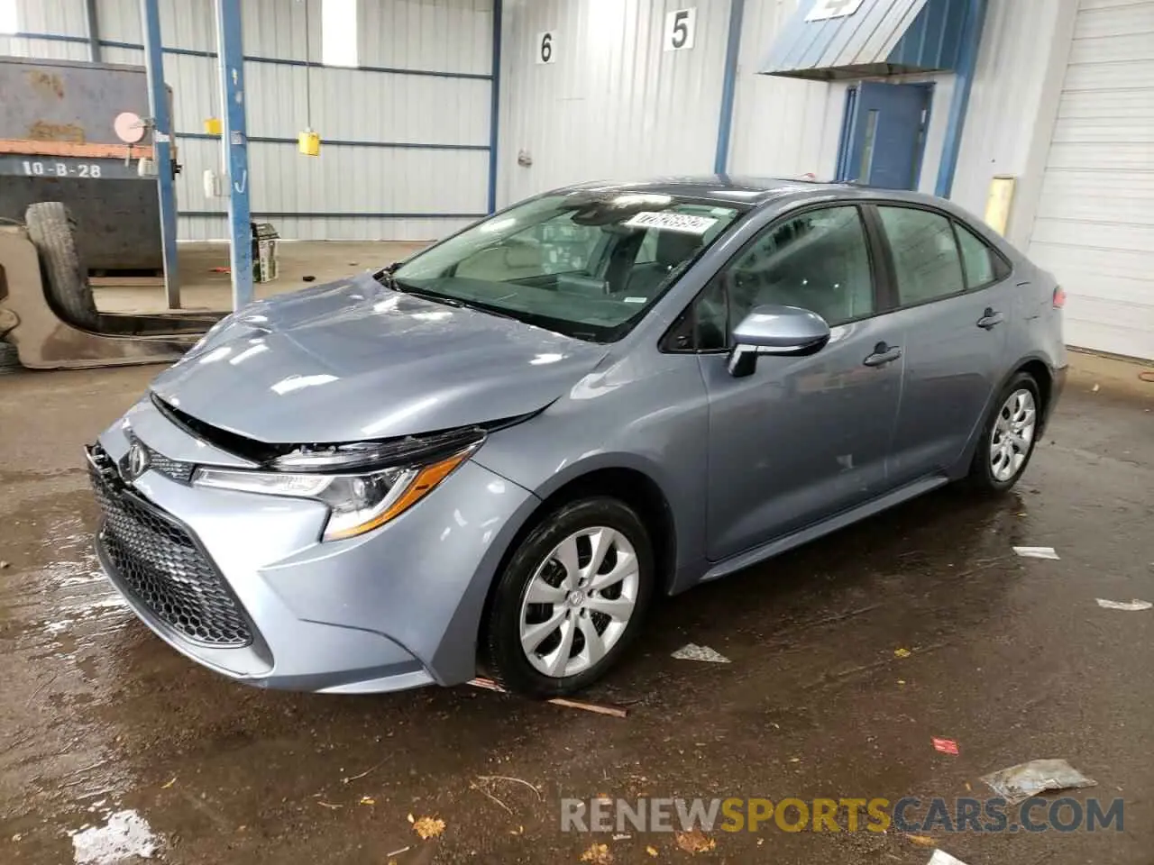 1 Photograph of a damaged car 5YFEPMAE7MP245537 TOYOTA COROLLA 2021