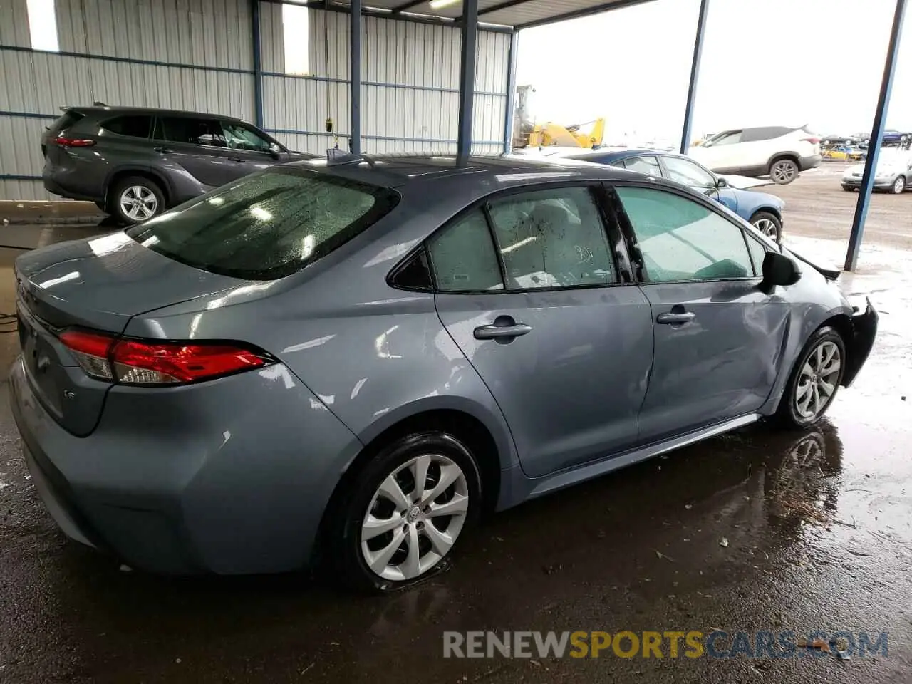3 Photograph of a damaged car 5YFEPMAE7MP245537 TOYOTA COROLLA 2021
