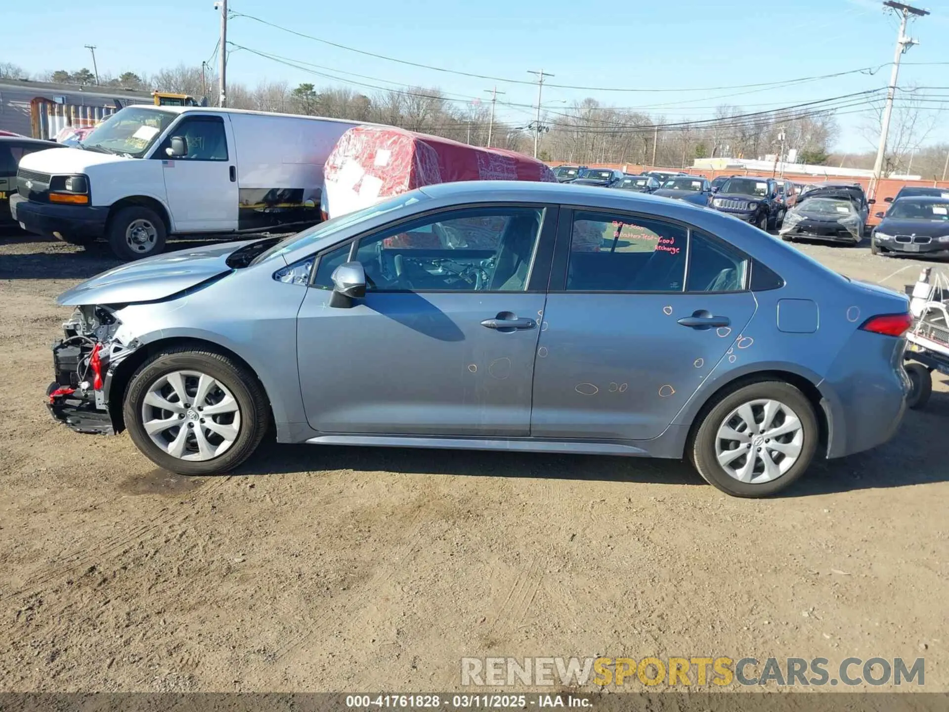 14 Photograph of a damaged car 5YFEPMAE7MP249586 TOYOTA COROLLA 2021