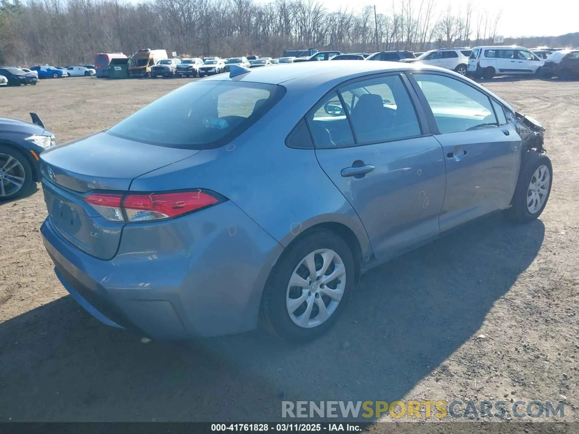 4 Photograph of a damaged car 5YFEPMAE7MP249586 TOYOTA COROLLA 2021
