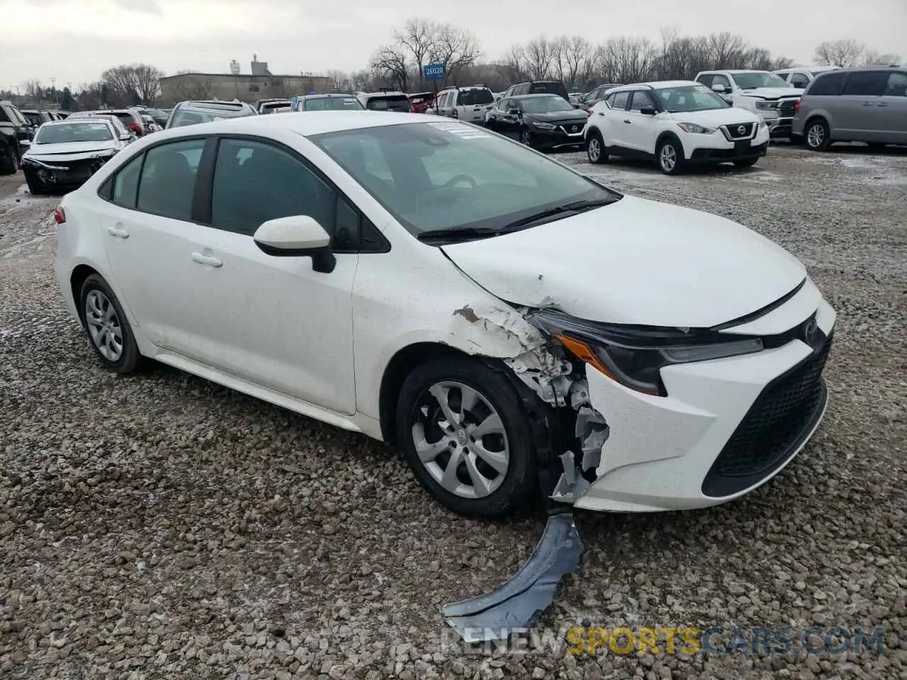 4 Фотография поврежденного автомобиля 5YFEPMAE7MP254383 TOYOTA COROLLA 2021