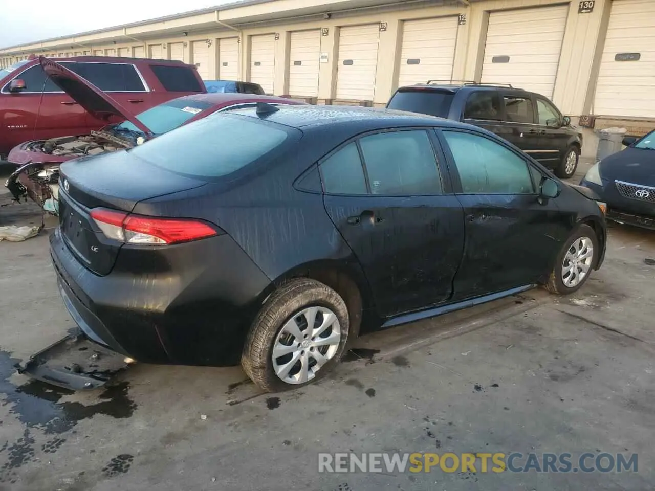 3 Photograph of a damaged car 5YFEPMAE7MP256392 TOYOTA COROLLA 2021