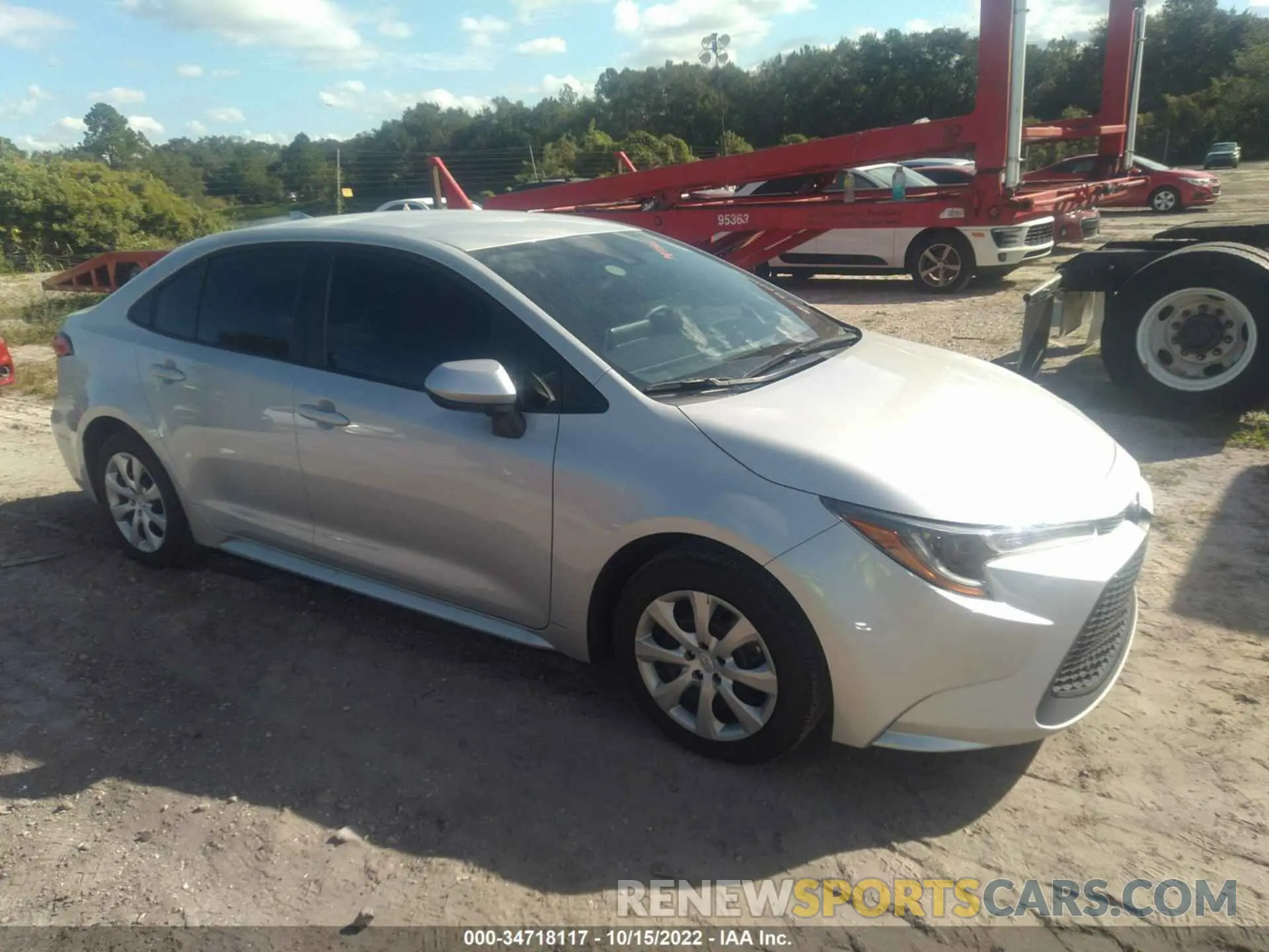 1 Photograph of a damaged car 5YFEPMAE7MP259549 TOYOTA COROLLA 2021