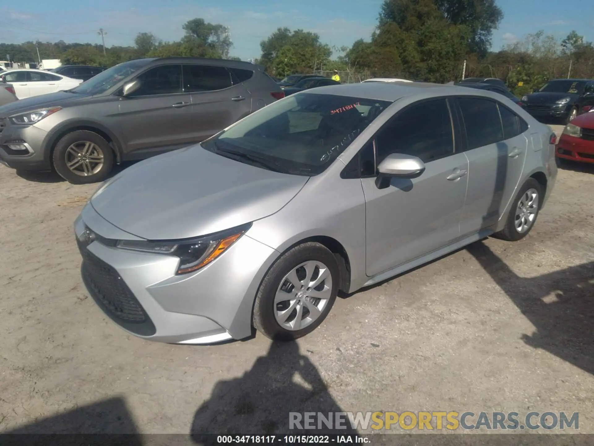 2 Photograph of a damaged car 5YFEPMAE7MP259549 TOYOTA COROLLA 2021