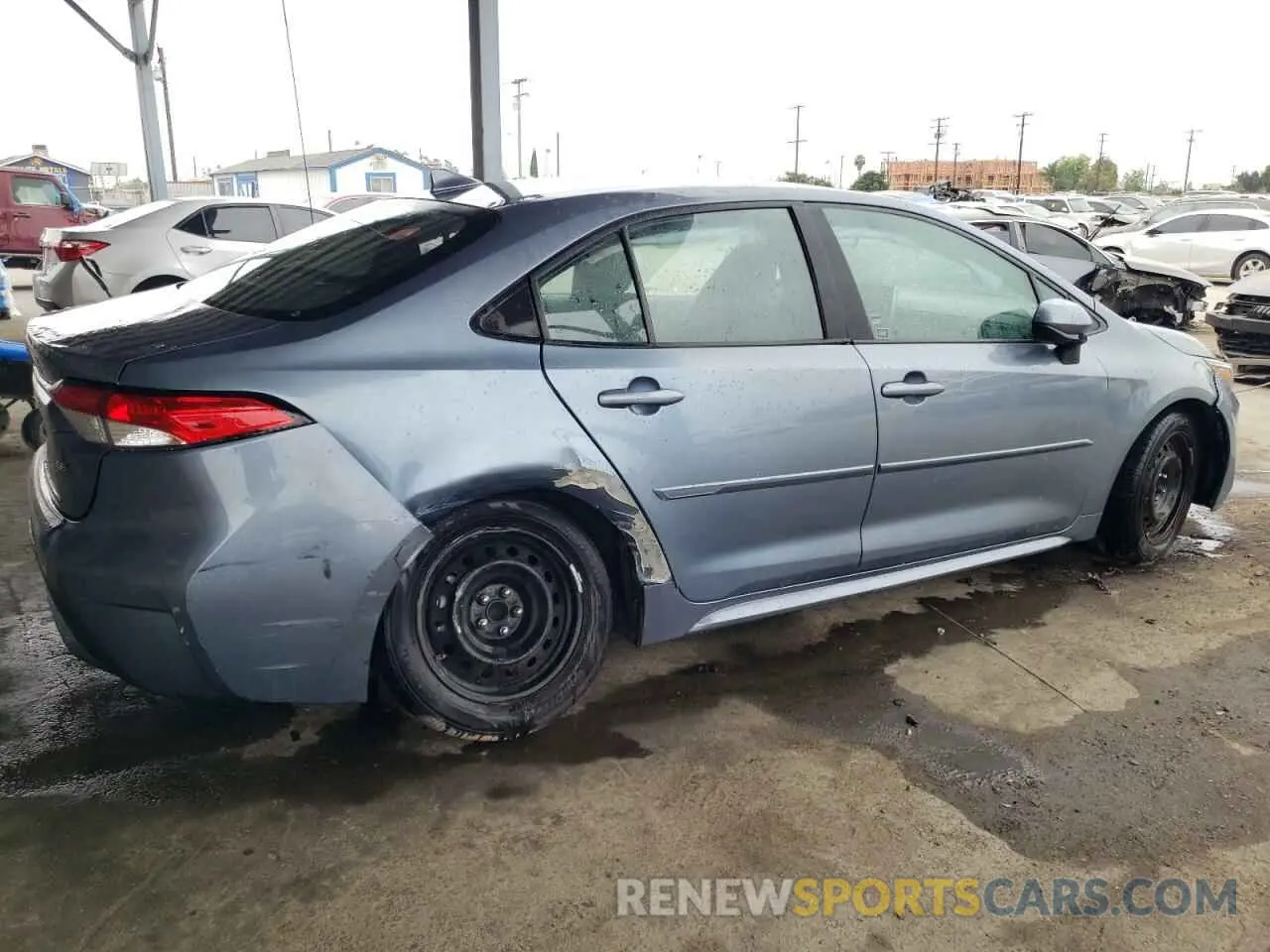3 Photograph of a damaged car 5YFEPMAE8MP149819 TOYOTA COROLLA 2021