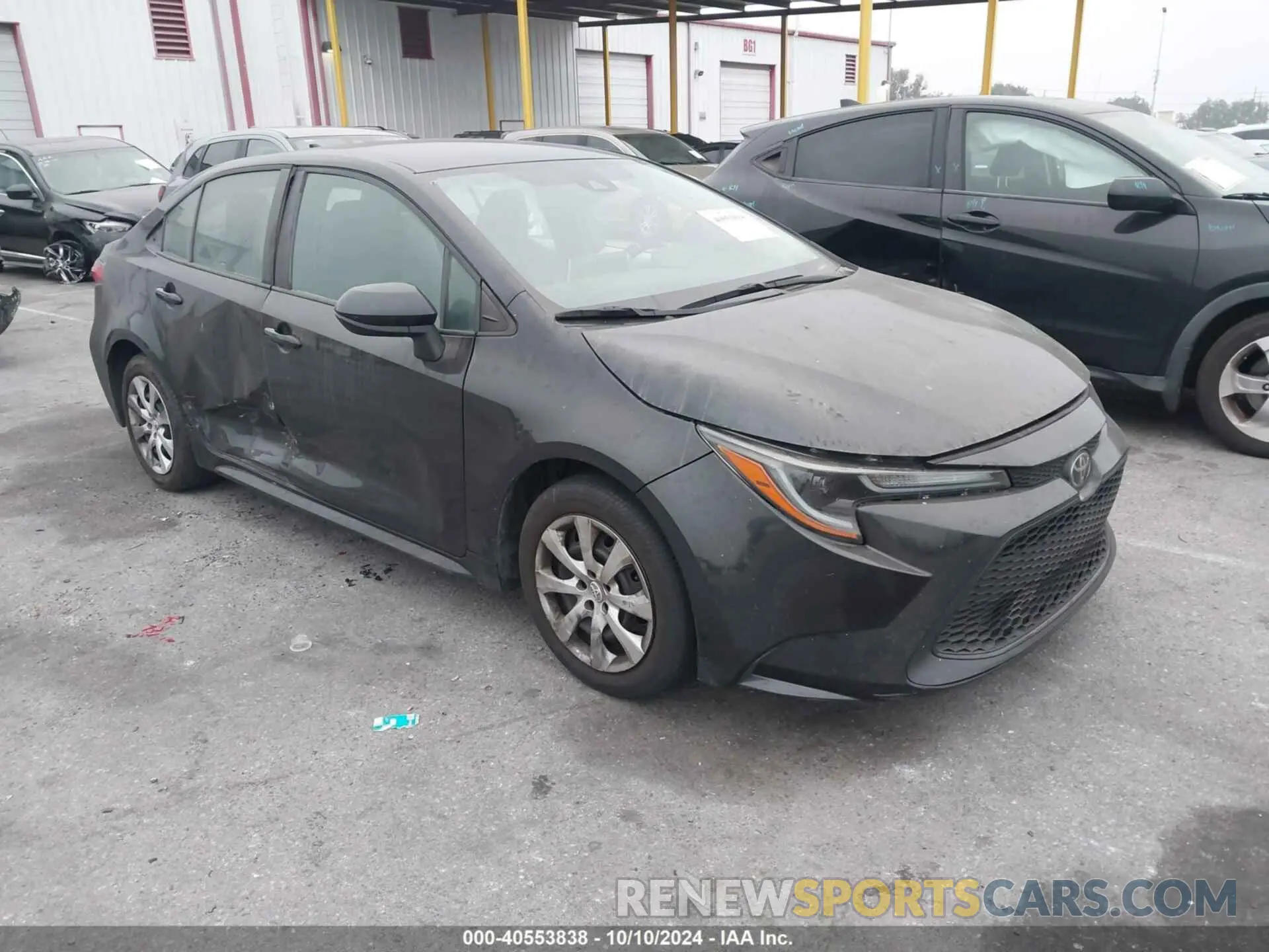 1 Photograph of a damaged car 5YFEPMAE8MP164188 TOYOTA COROLLA 2021