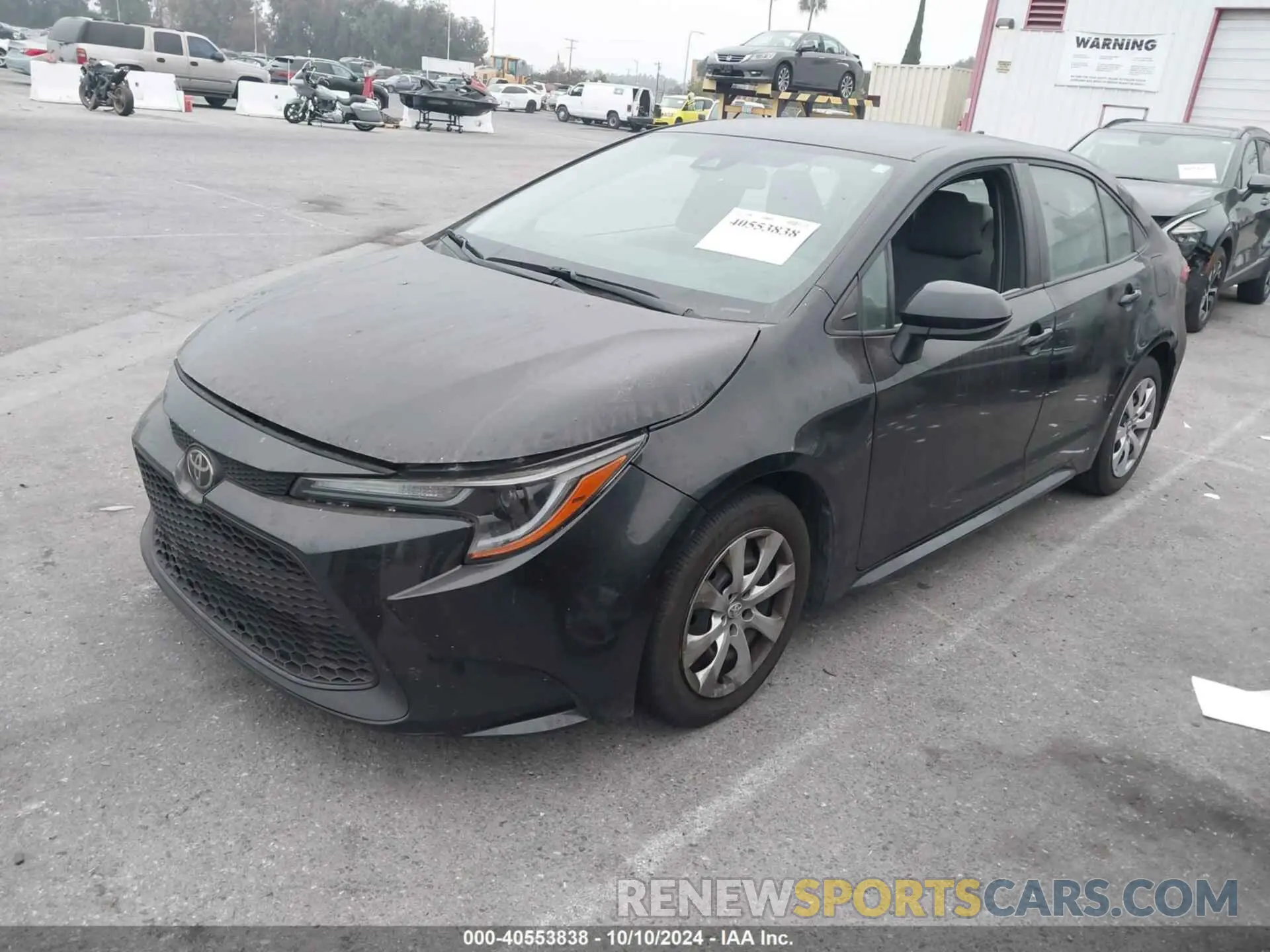 2 Photograph of a damaged car 5YFEPMAE8MP164188 TOYOTA COROLLA 2021