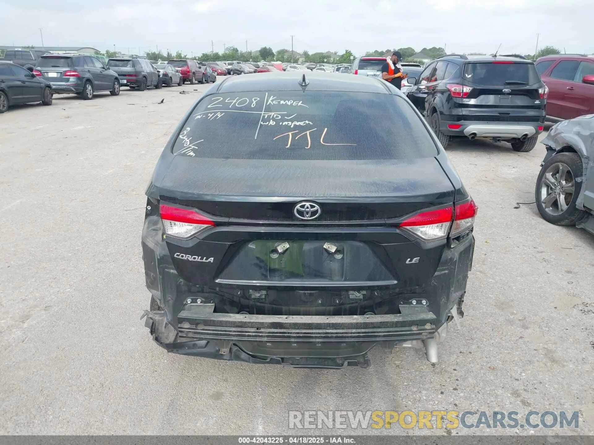 16 Photograph of a damaged car 5YFEPMAE8MP167737 TOYOTA COROLLA 2021