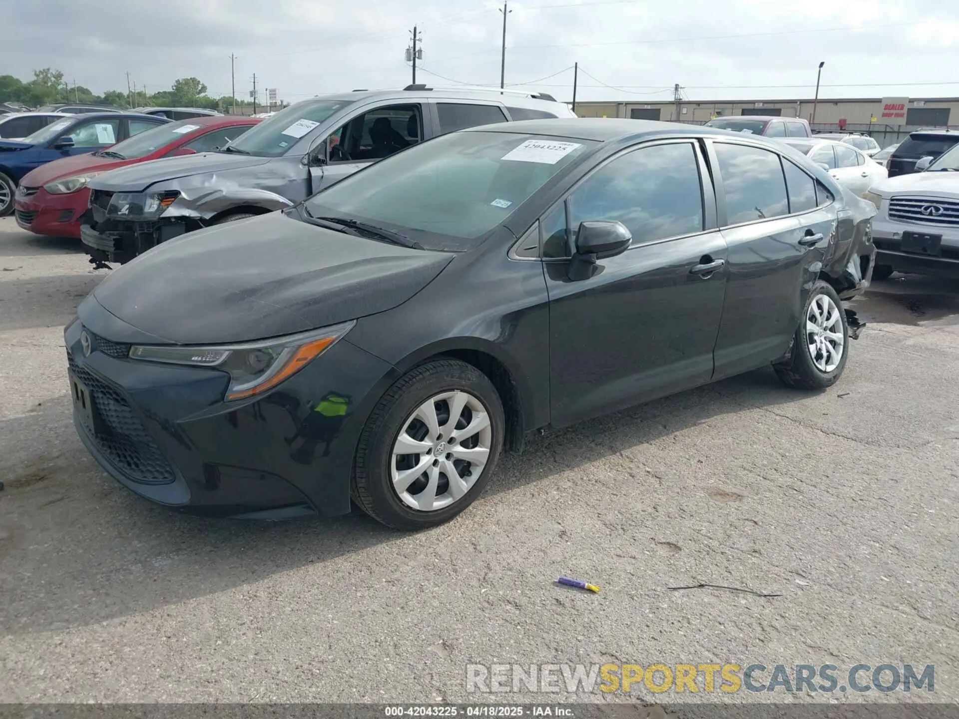 2 Photograph of a damaged car 5YFEPMAE8MP167737 TOYOTA COROLLA 2021