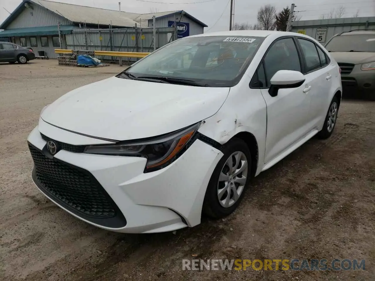 1 Фотография поврежденного автомобиля 5YFEPMAE8MP170363 TOYOTA COROLLA 2021