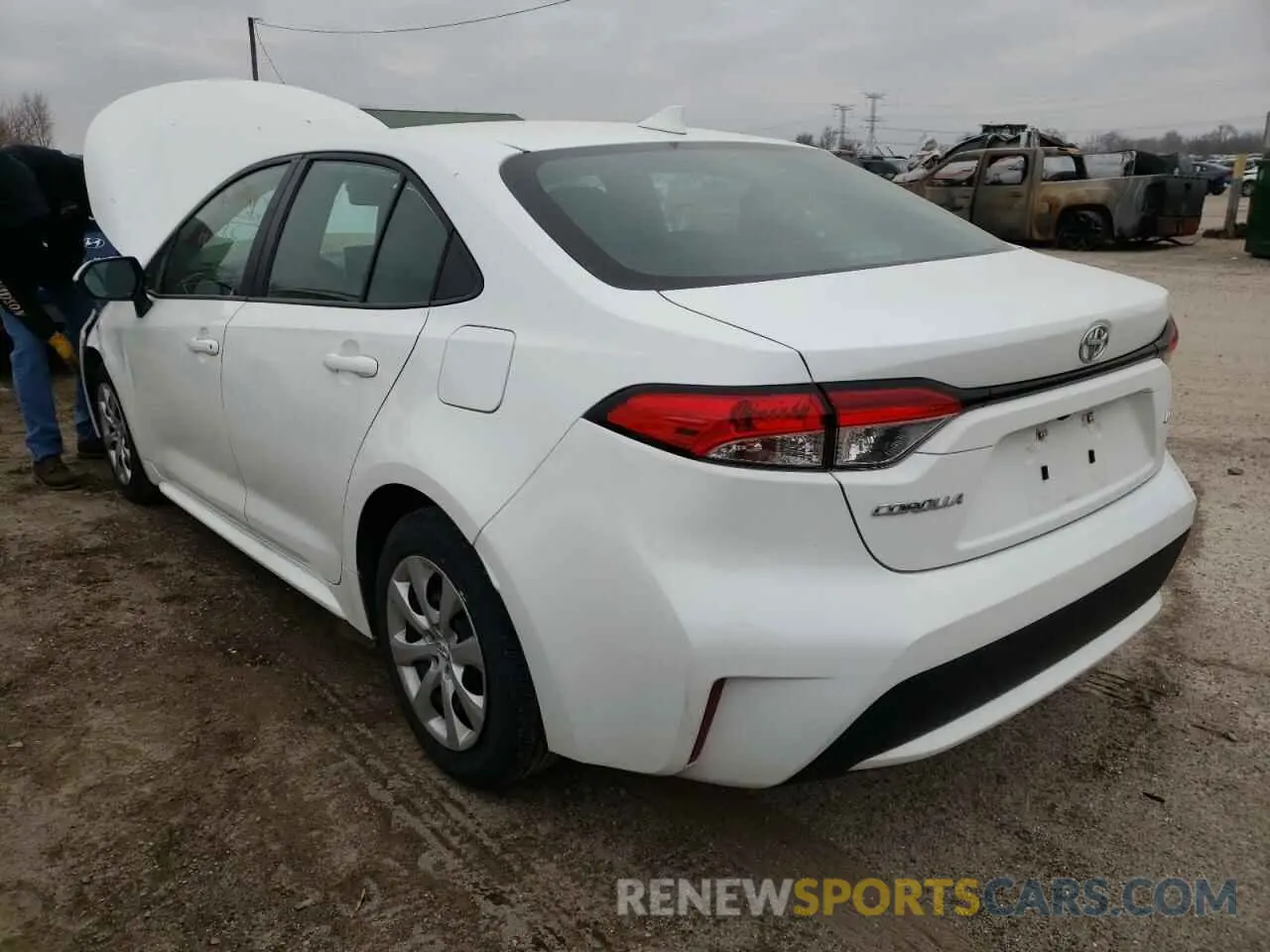 2 Фотография поврежденного автомобиля 5YFEPMAE8MP170363 TOYOTA COROLLA 2021