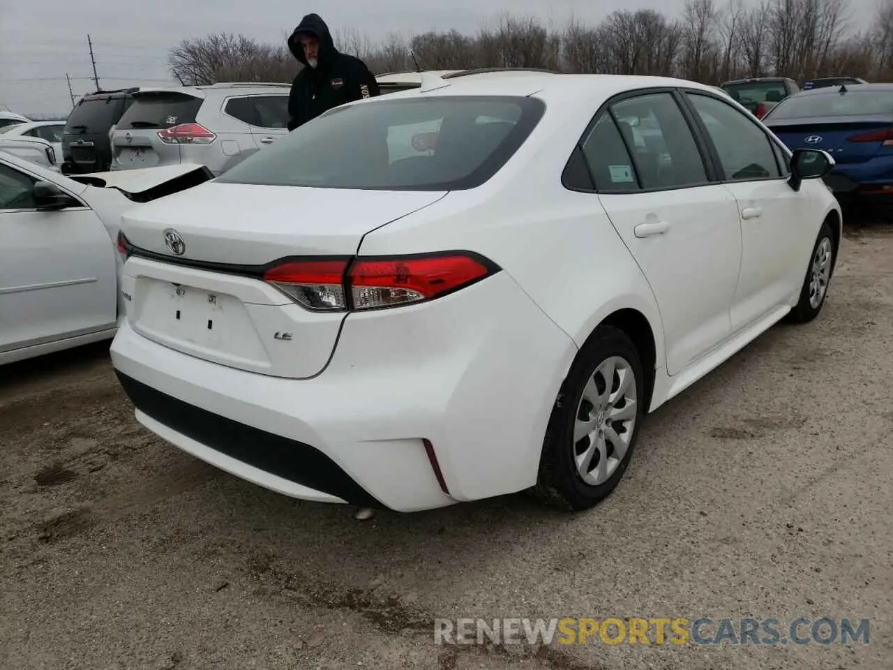 3 Фотография поврежденного автомобиля 5YFEPMAE8MP170363 TOYOTA COROLLA 2021