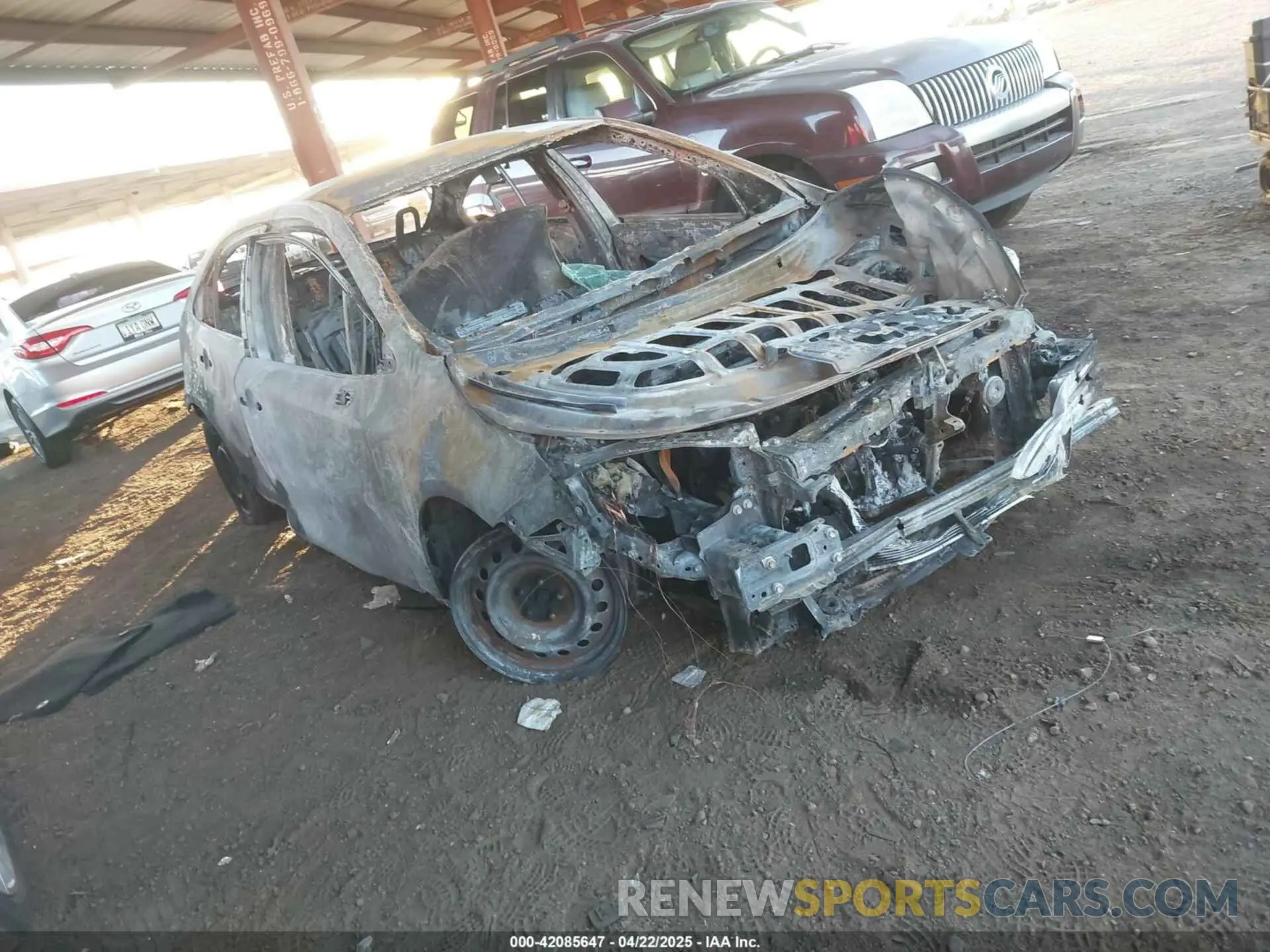 1 Photograph of a damaged car 5YFEPMAE8MP172579 TOYOTA COROLLA 2021