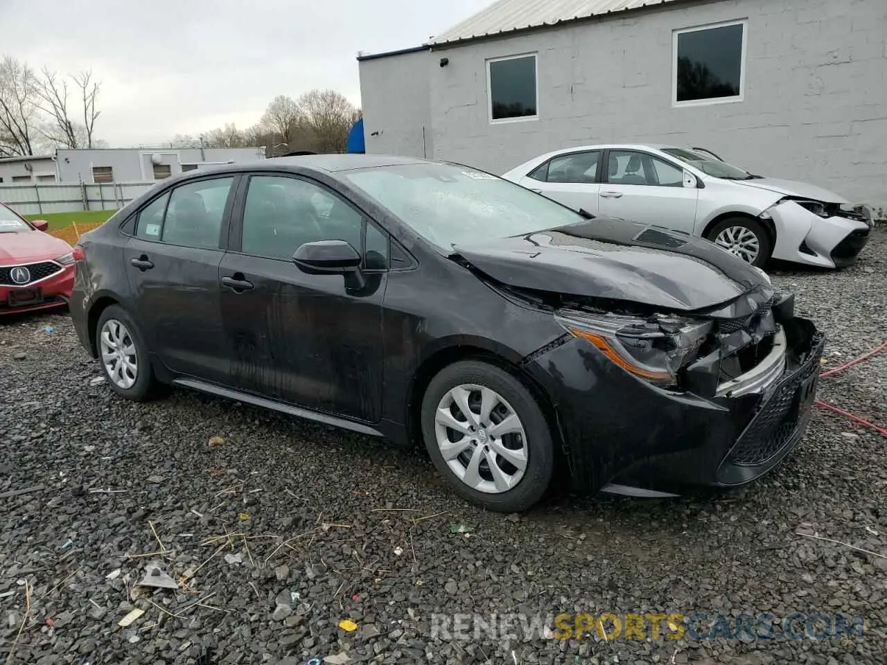 4 Photograph of a damaged car 5YFEPMAE8MP176678 TOYOTA COROLLA 2021