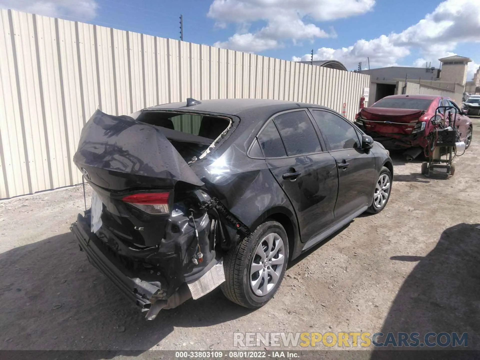 4 Фотография поврежденного автомобиля 5YFEPMAE8MP177703 TOYOTA COROLLA 2021