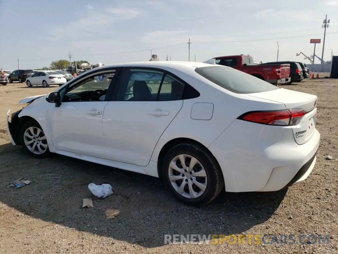 2 Photograph of a damaged car 5YFEPMAE8MP180567 TOYOTA COROLLA 2021