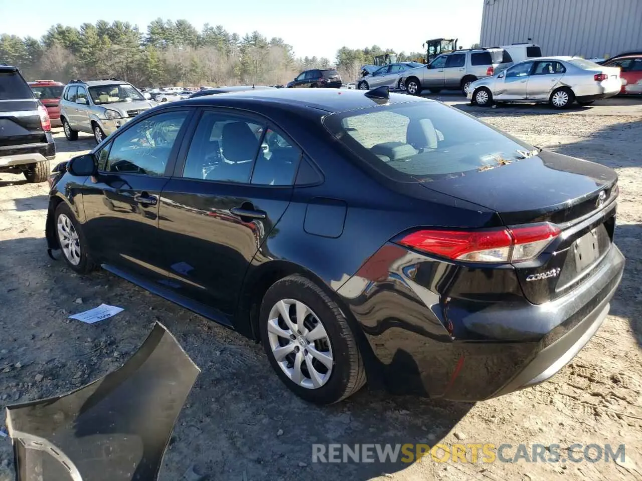 2 Photograph of a damaged car 5YFEPMAE8MP181850 TOYOTA COROLLA 2021