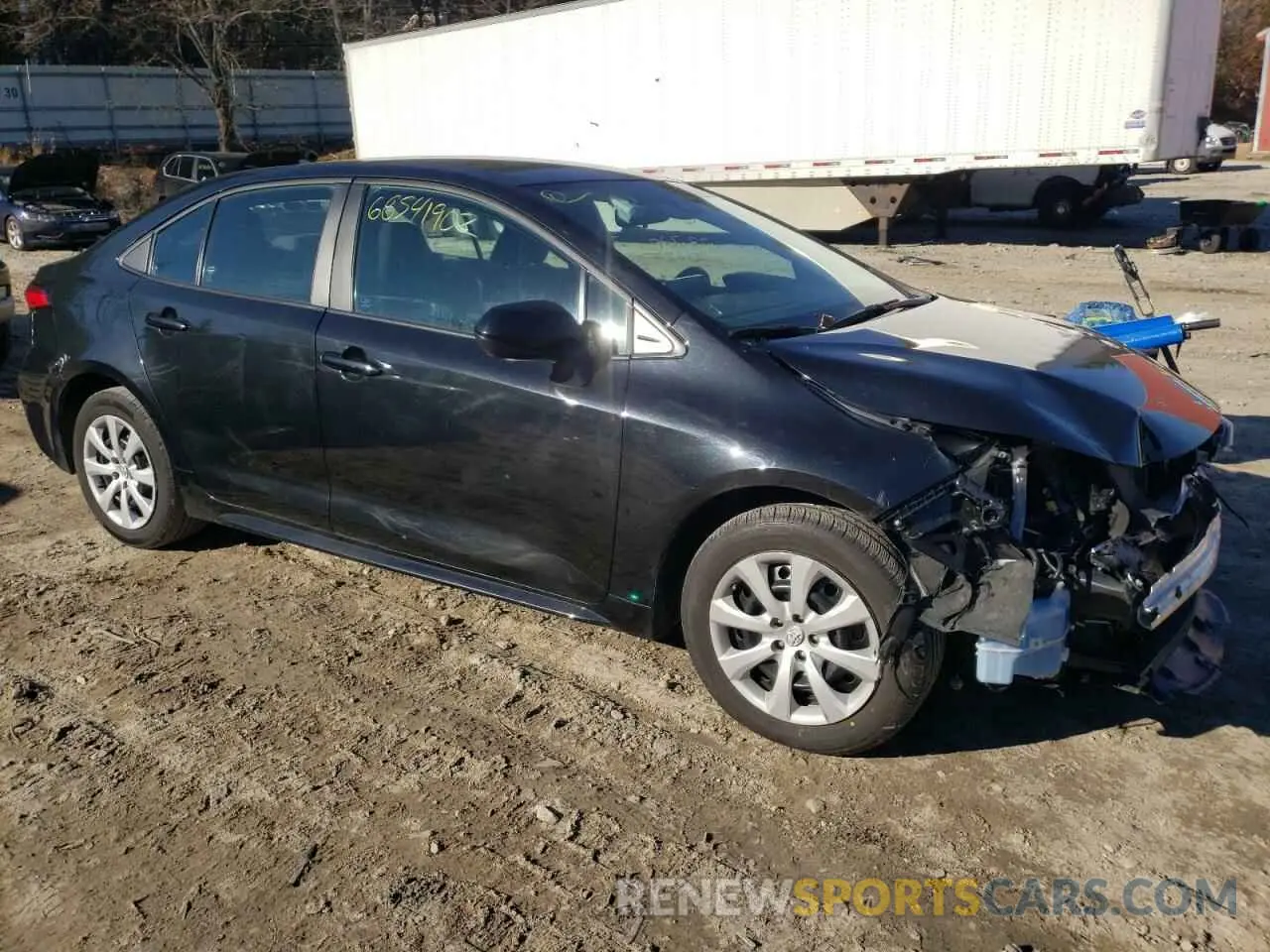 4 Photograph of a damaged car 5YFEPMAE8MP181850 TOYOTA COROLLA 2021