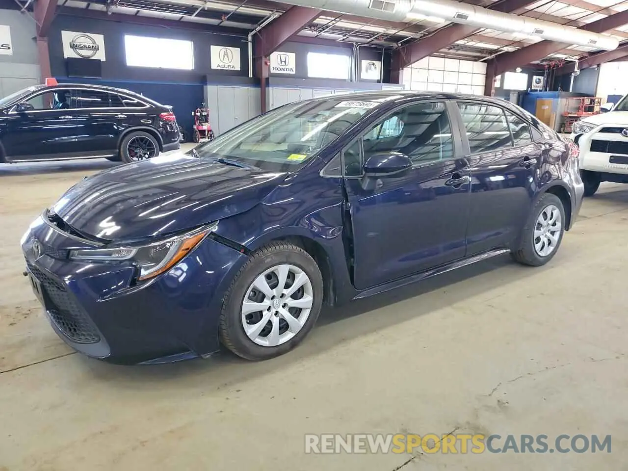 1 Photograph of a damaged car 5YFEPMAE8MP184151 TOYOTA COROLLA 2021
