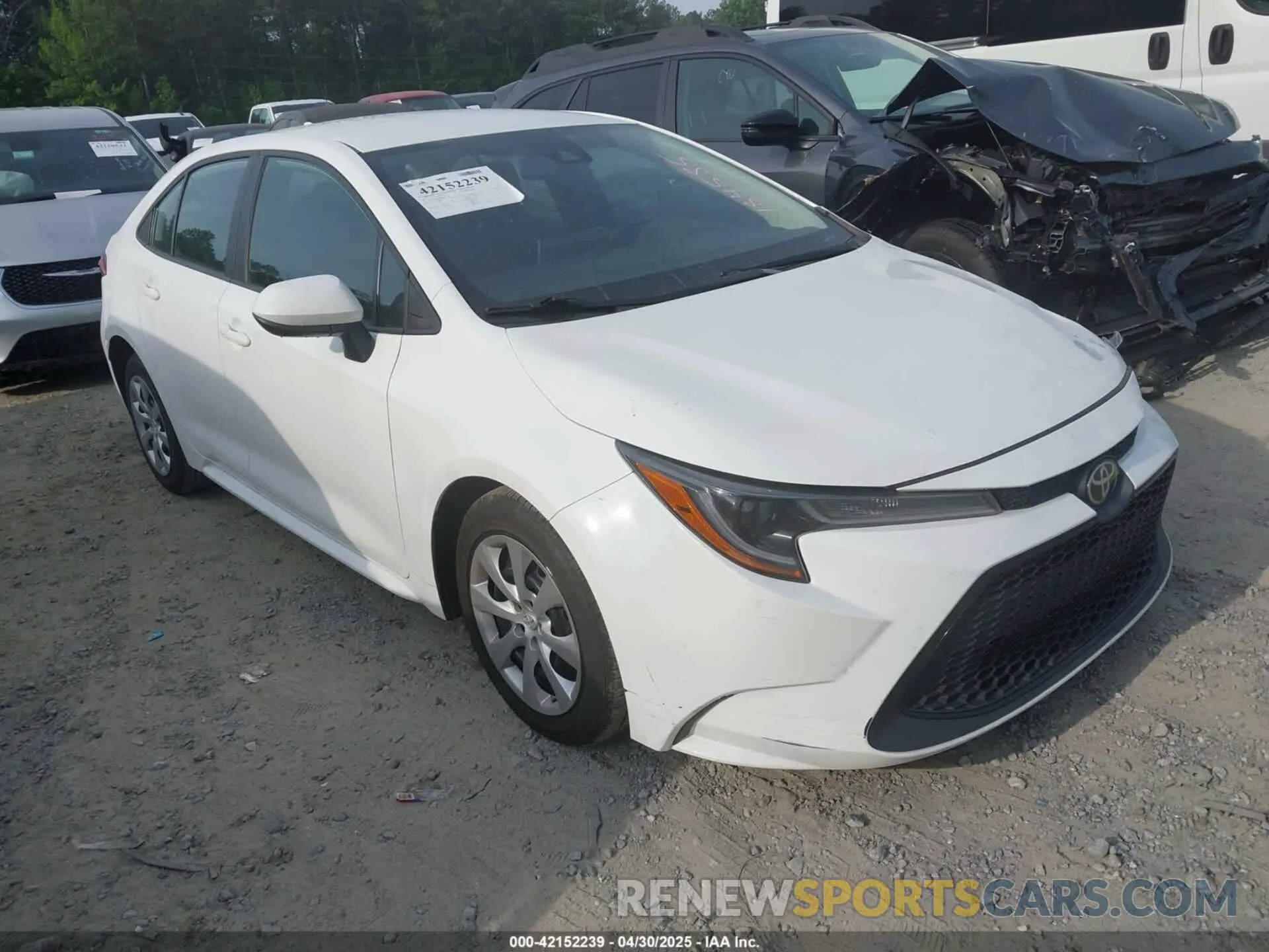 1 Фотография поврежденного автомобиля 5YFEPMAE8MP184585 TOYOTA COROLLA 2021