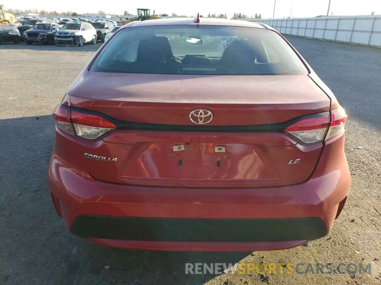6 Photograph of a damaged car 5YFEPMAE8MP189849 TOYOTA COROLLA 2021