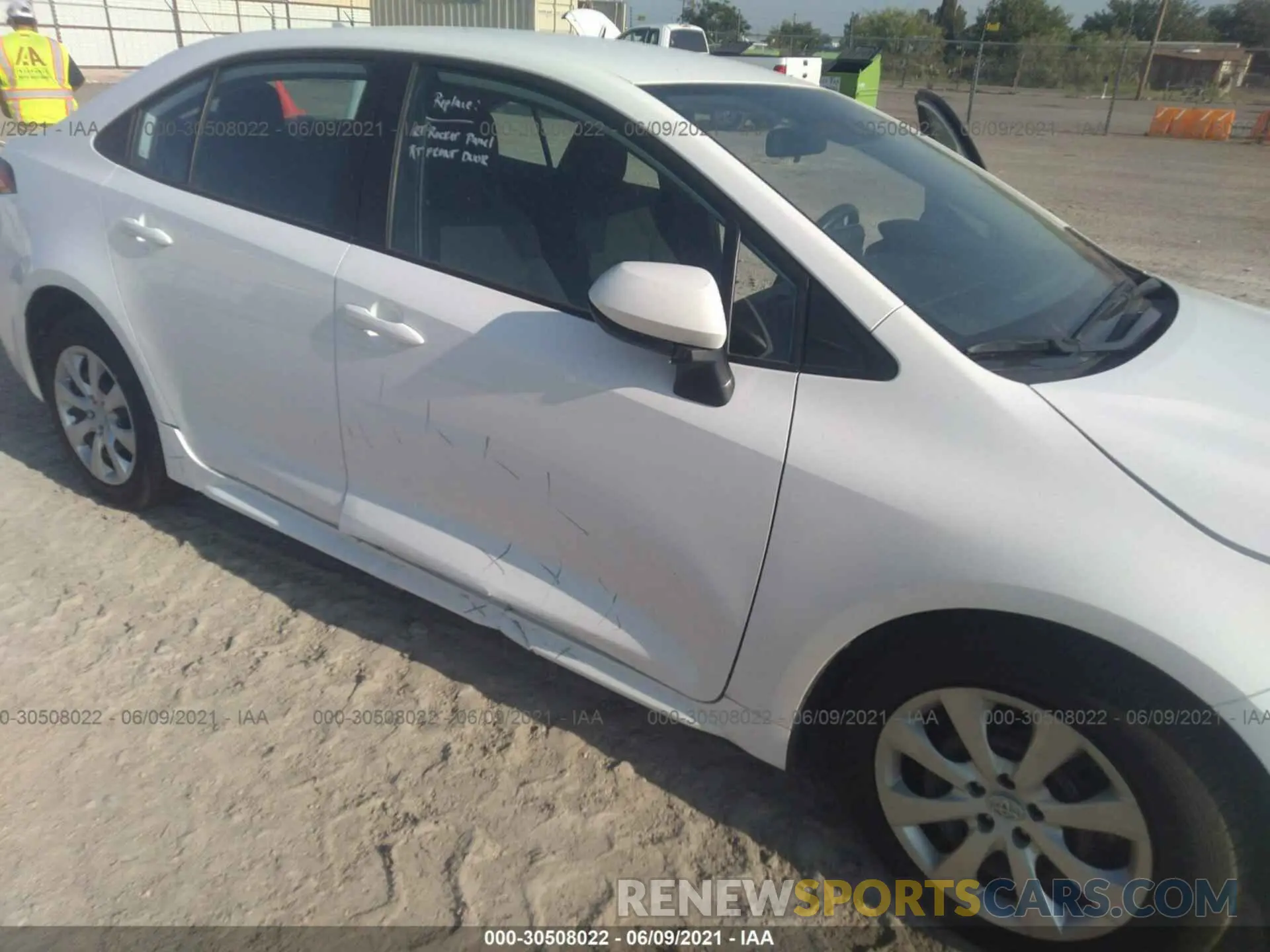6 Photograph of a damaged car 5YFEPMAE8MP190774 TOYOTA COROLLA 2021