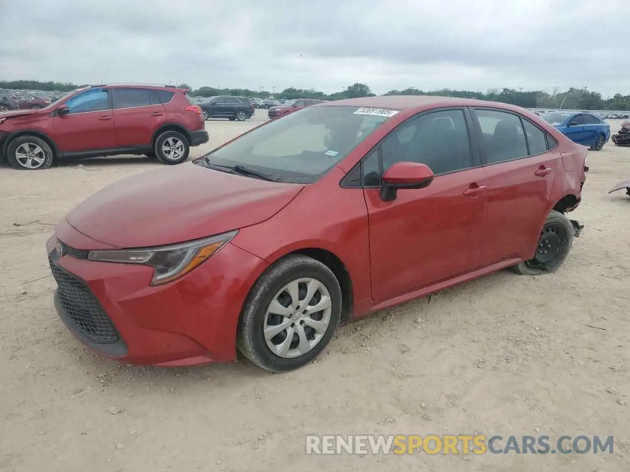 1 Photograph of a damaged car 5YFEPMAE8MP192718 TOYOTA COROLLA 2021