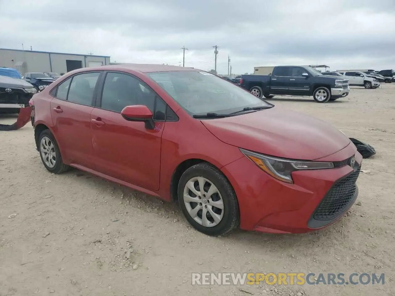 4 Photograph of a damaged car 5YFEPMAE8MP192718 TOYOTA COROLLA 2021