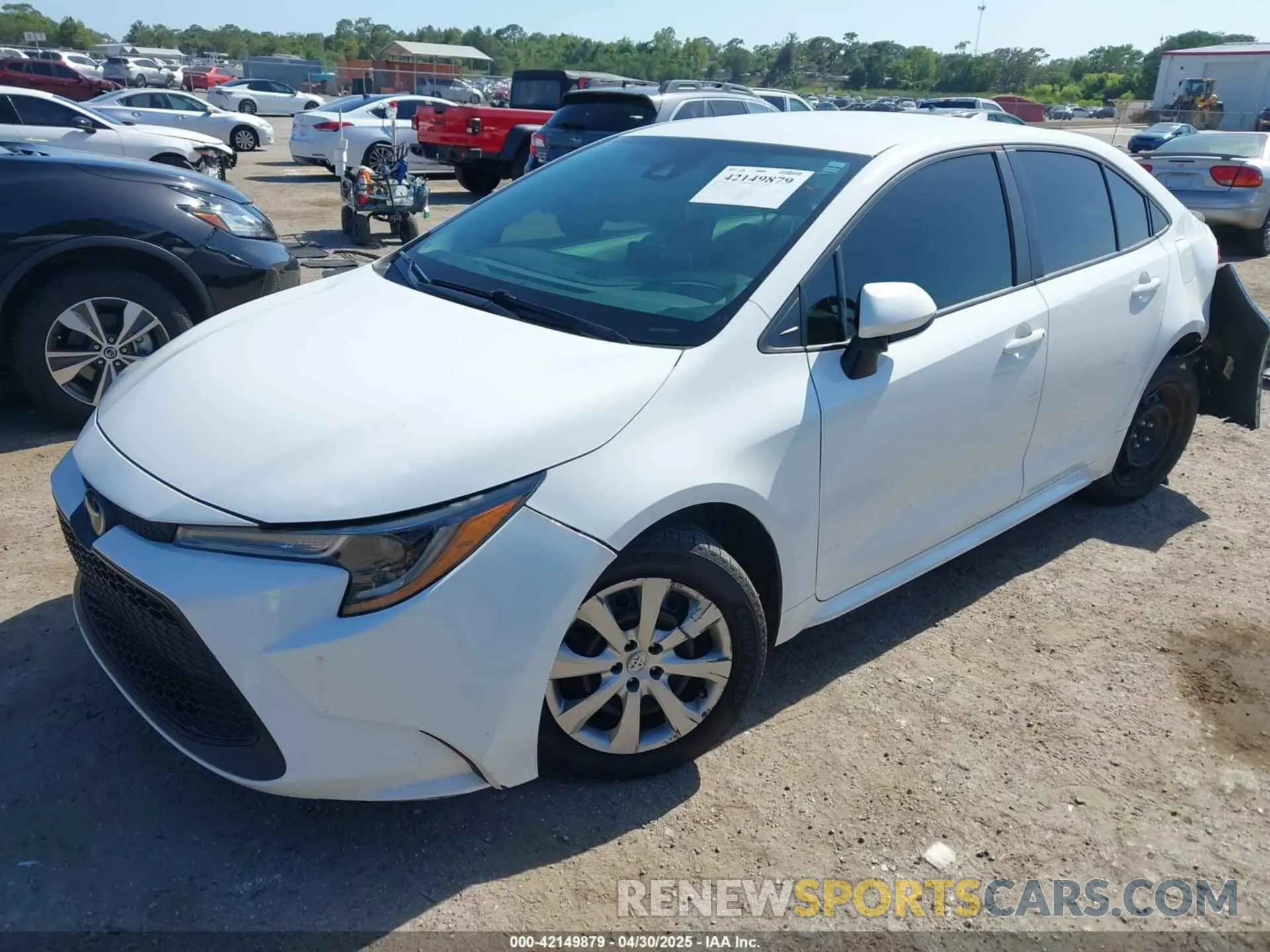 2 Фотография поврежденного автомобиля 5YFEPMAE8MP195523 TOYOTA COROLLA 2021