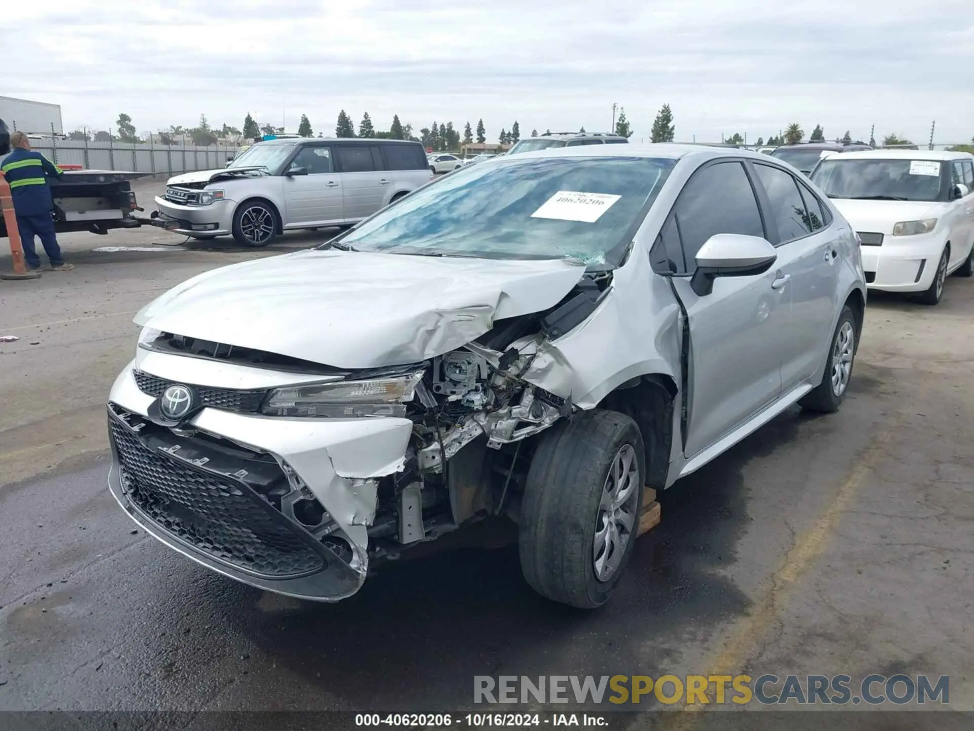 2 Фотография поврежденного автомобиля 5YFEPMAE8MP205645 TOYOTA COROLLA 2021