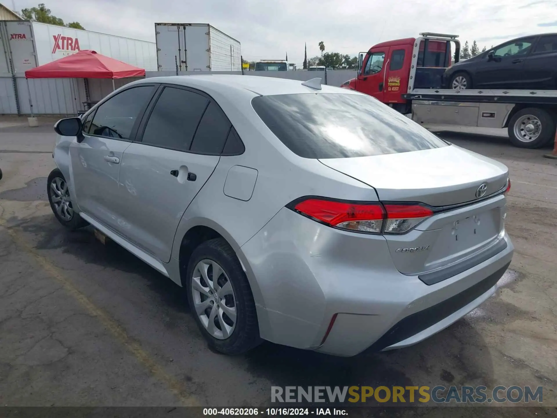 3 Фотография поврежденного автомобиля 5YFEPMAE8MP205645 TOYOTA COROLLA 2021